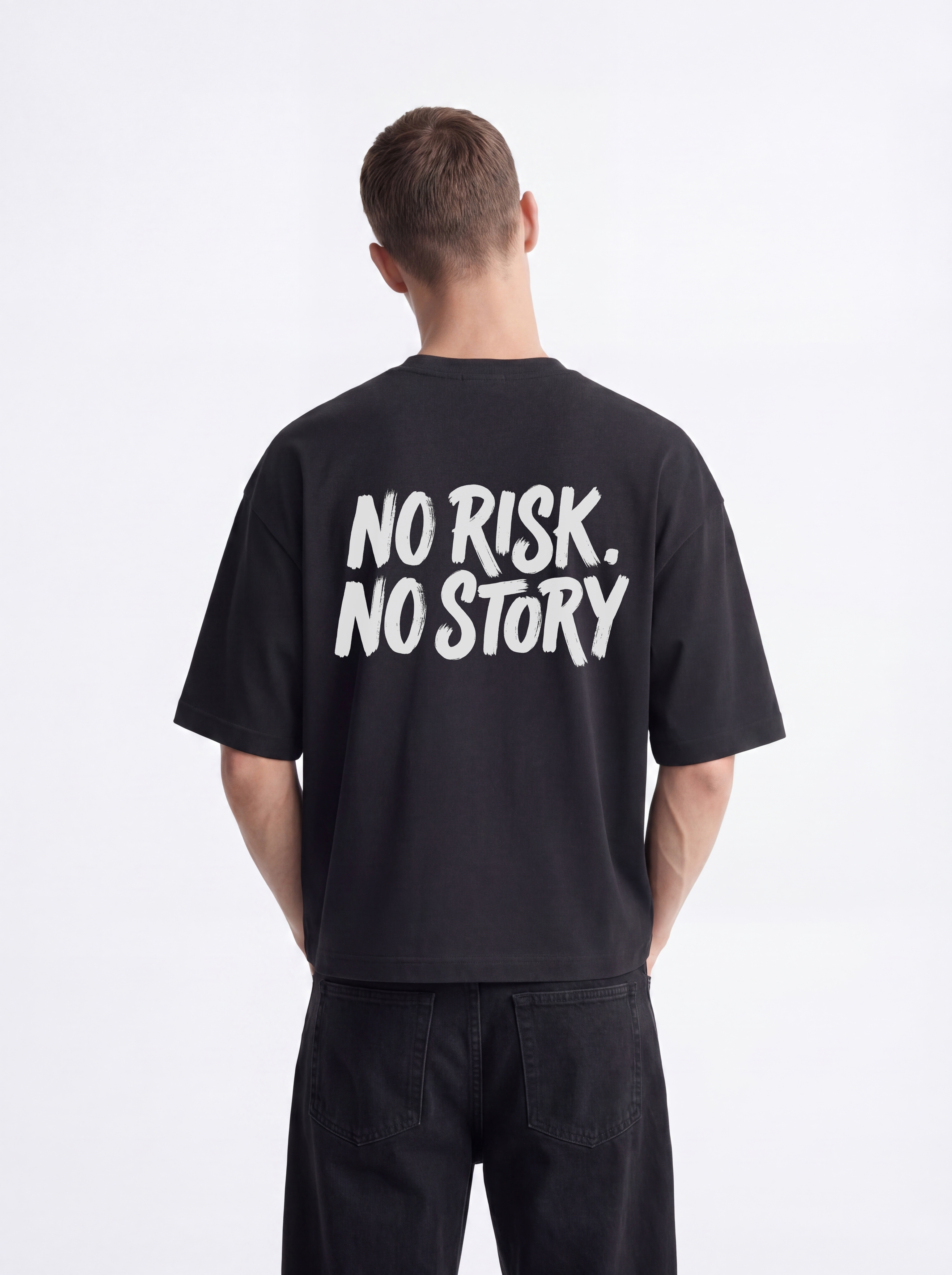 OVERSIZED TEE - No Risk No Story