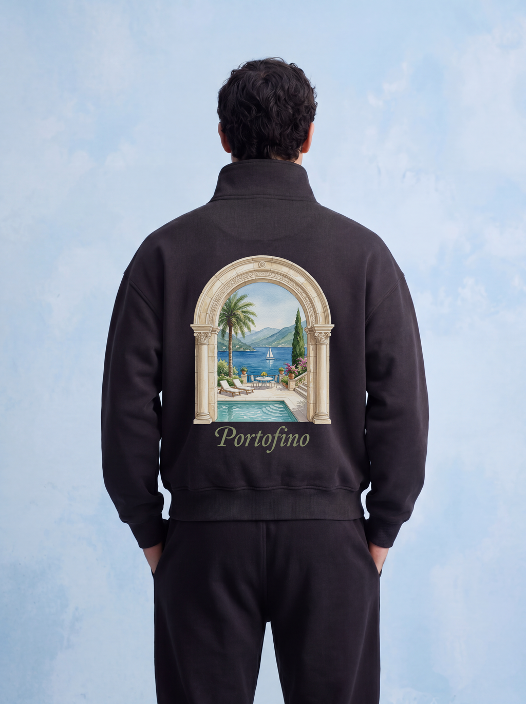 QUARTER ZIP - Portofino