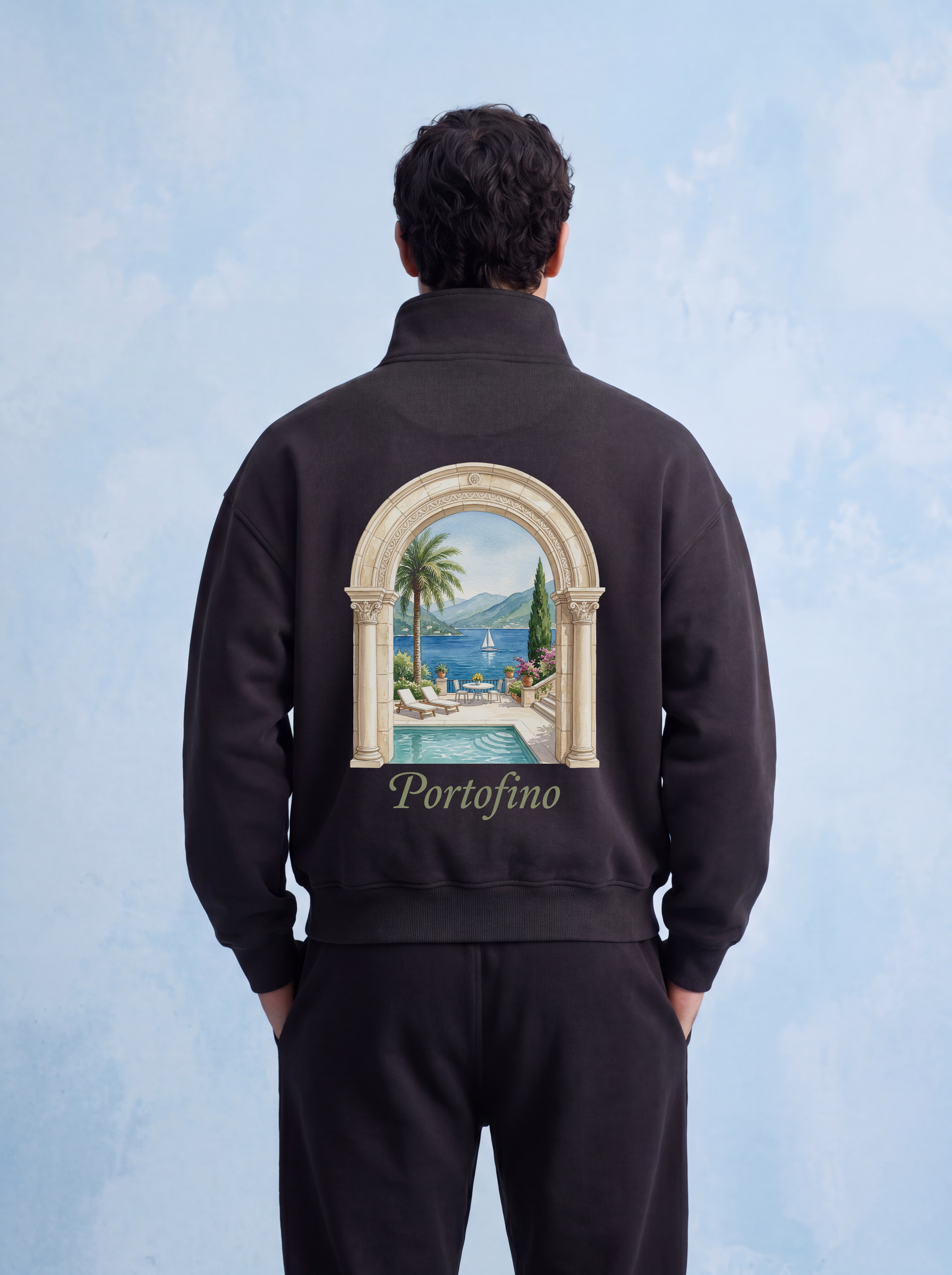 QUARTER ZIP - Portofino
