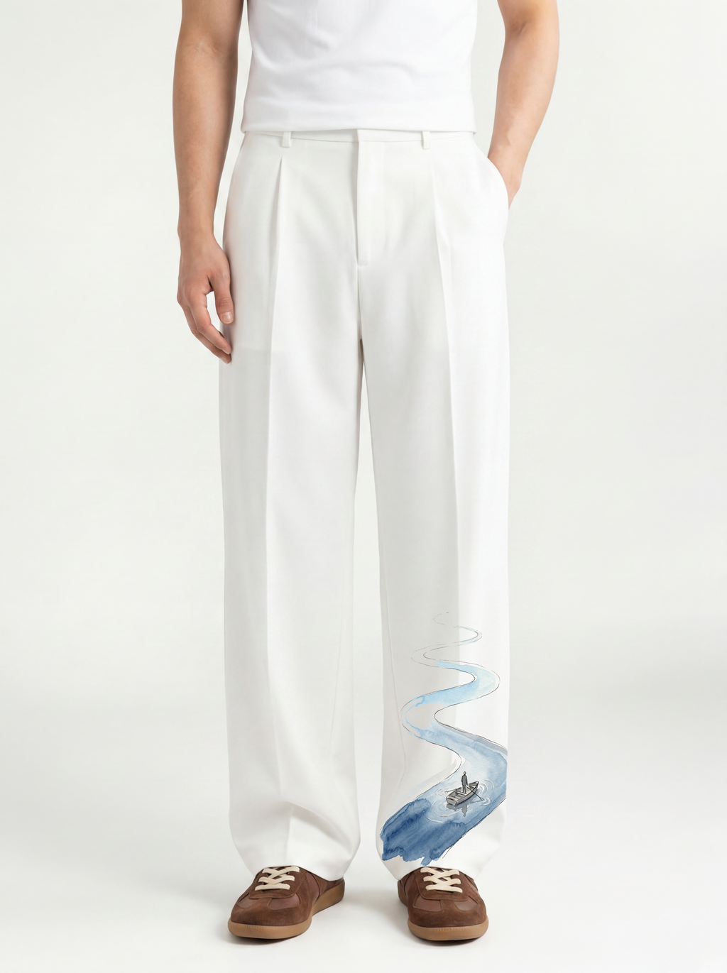 TROUSER GARBADINE - Rowing Man