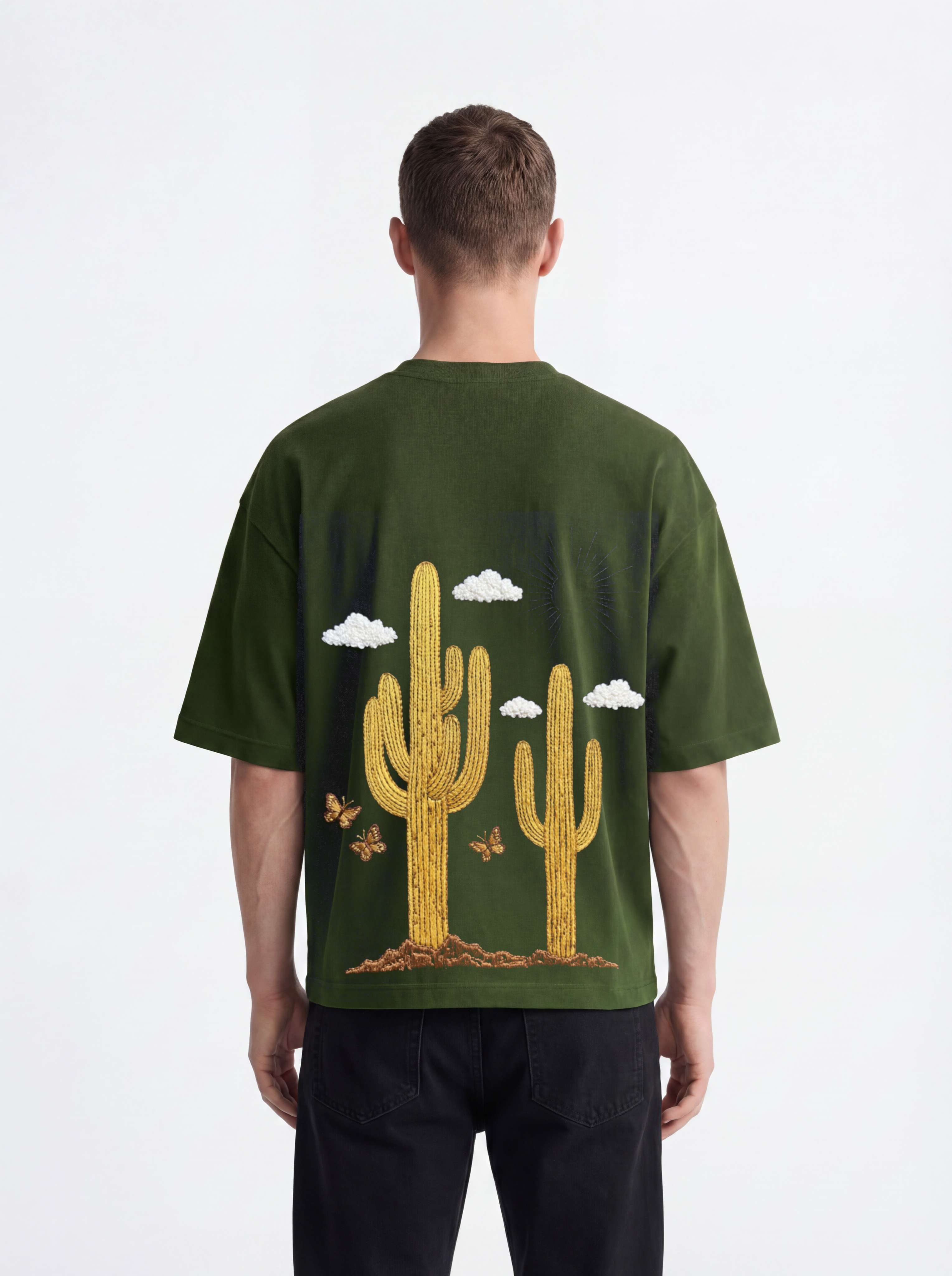 OVERSIZED TEE - Sahara