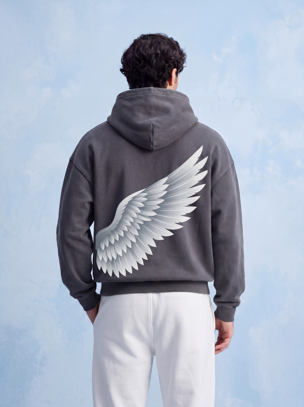 OVERSIZED HOODIE - Shield of wing
