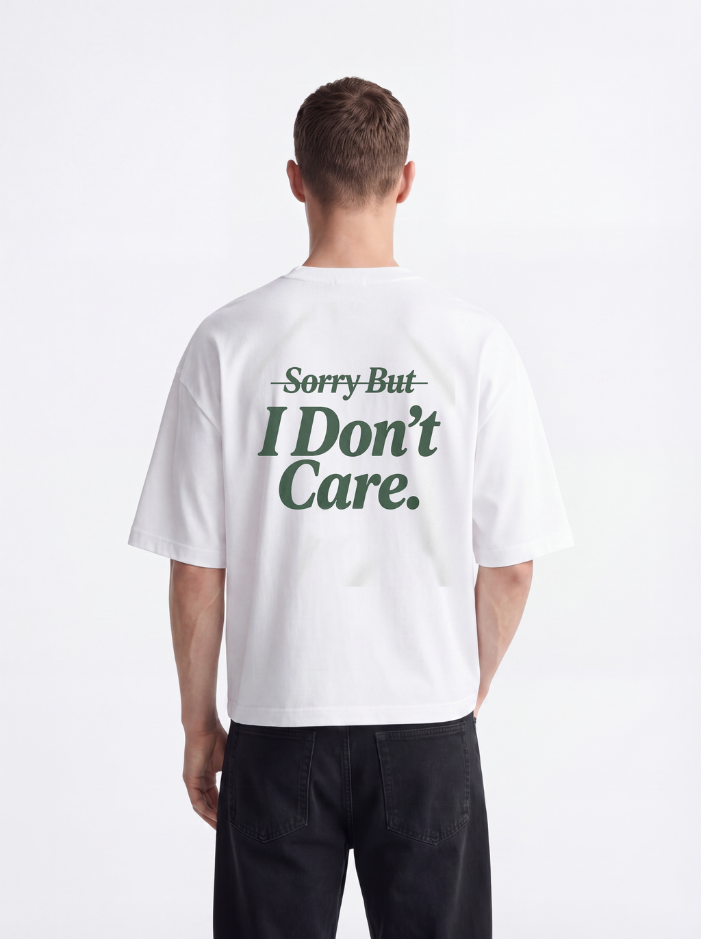 OVERSIZED TEE - Sorry but i don't care
