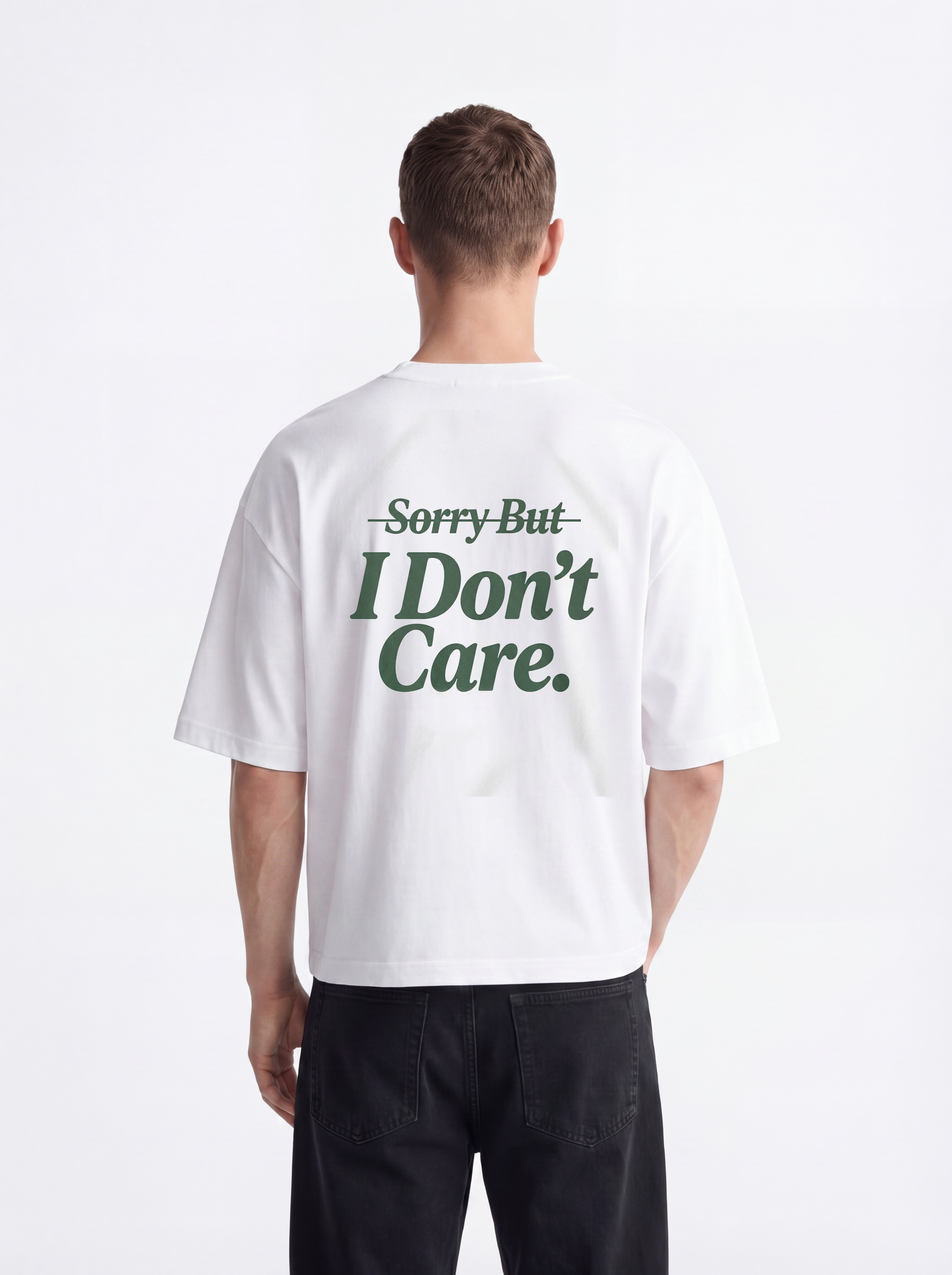OVERSIZED TEE - Sorry but i don't care