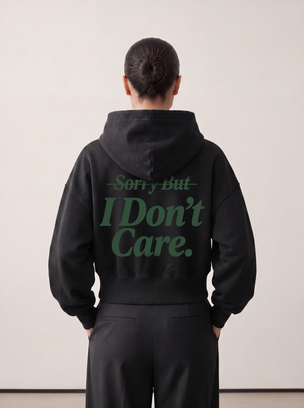 Women's OVERSIZED HOODIE - Sorry but i dont care