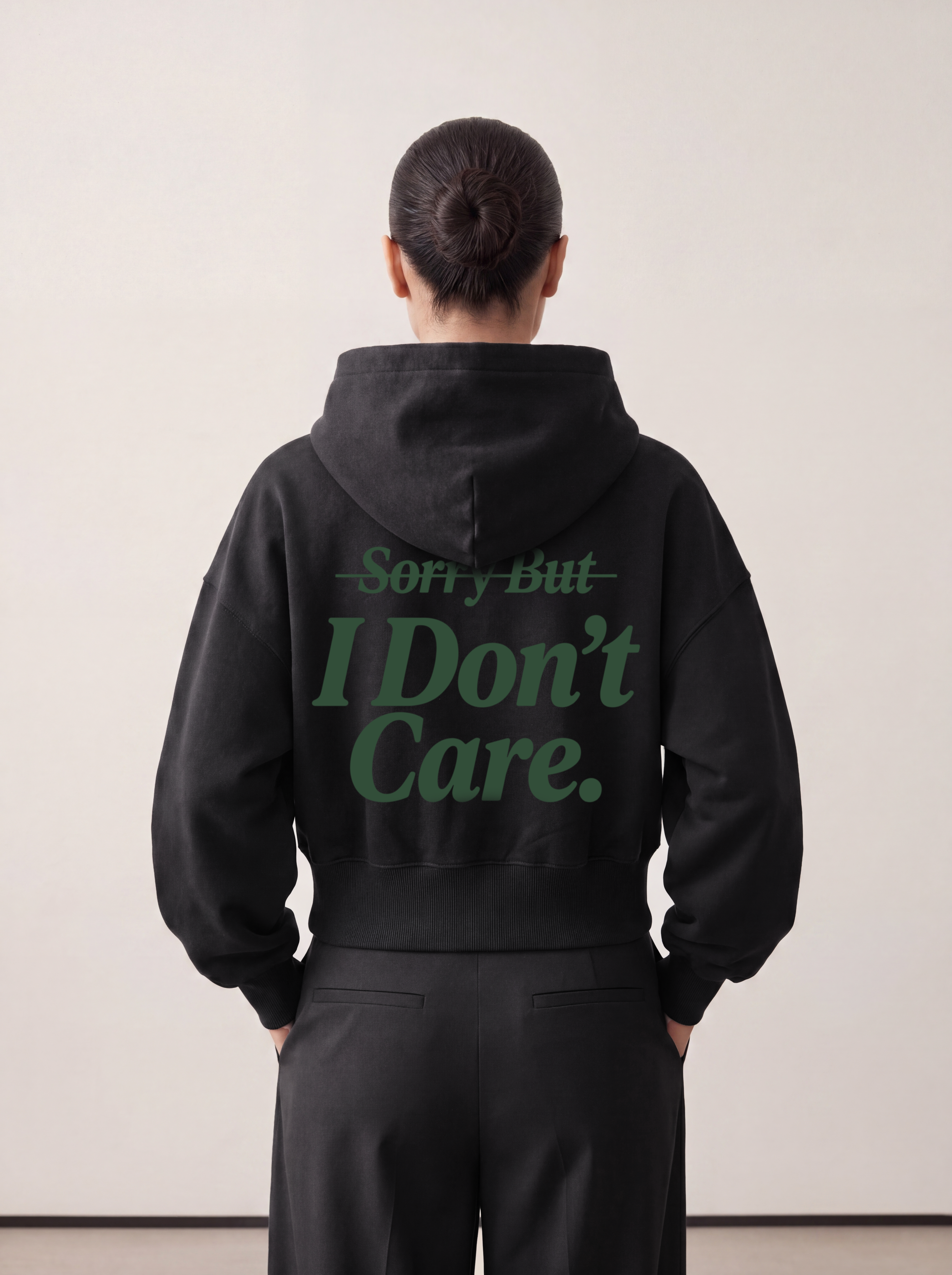 Women's OVERSIZED HOODIE - Sorry but i dont care
