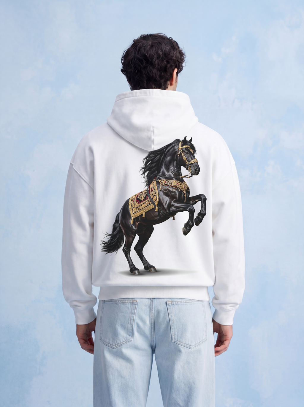 OVERSIZED HOODIE - Stallion rules