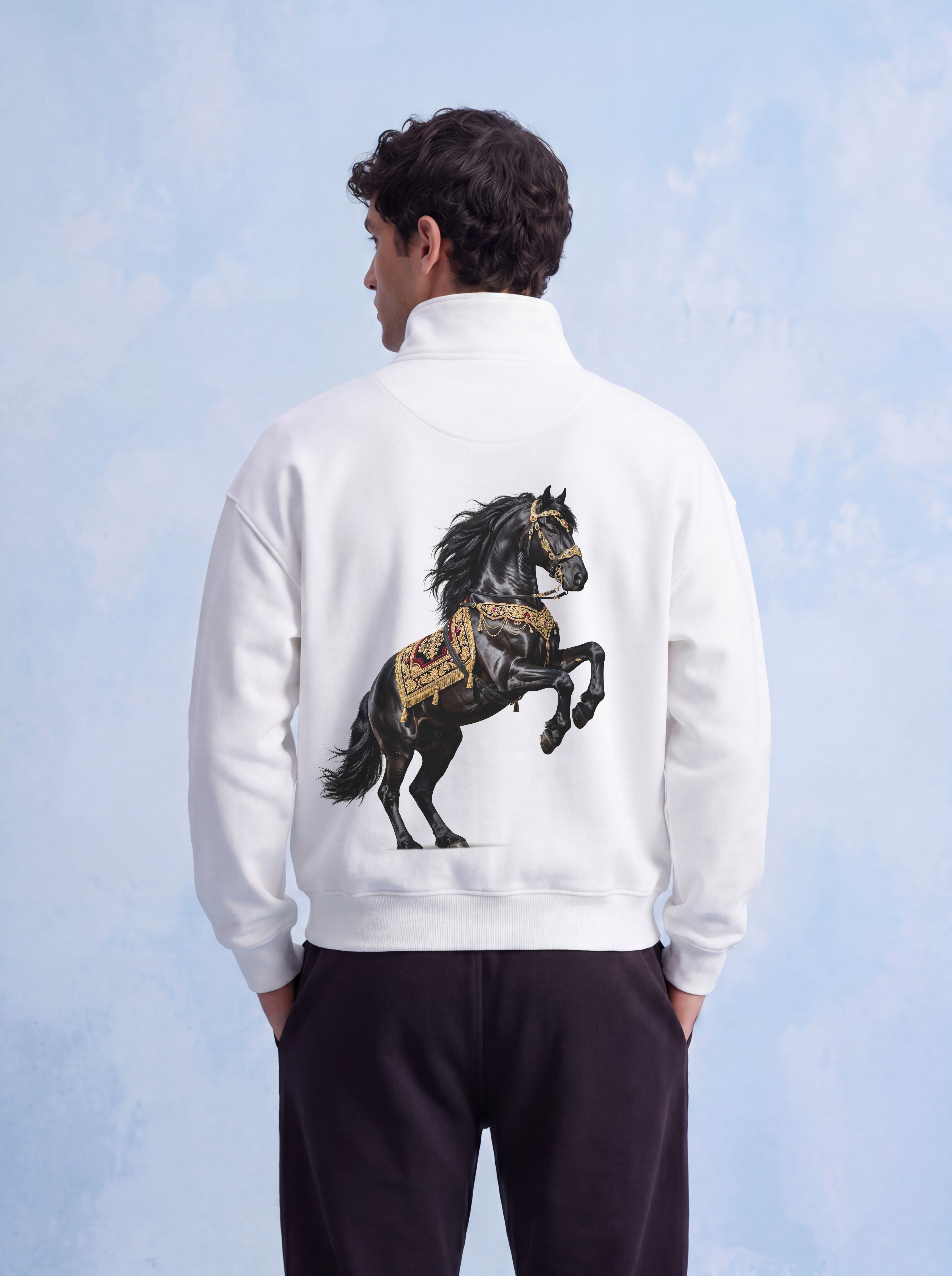 QUARTER ZIP - Stallion rules