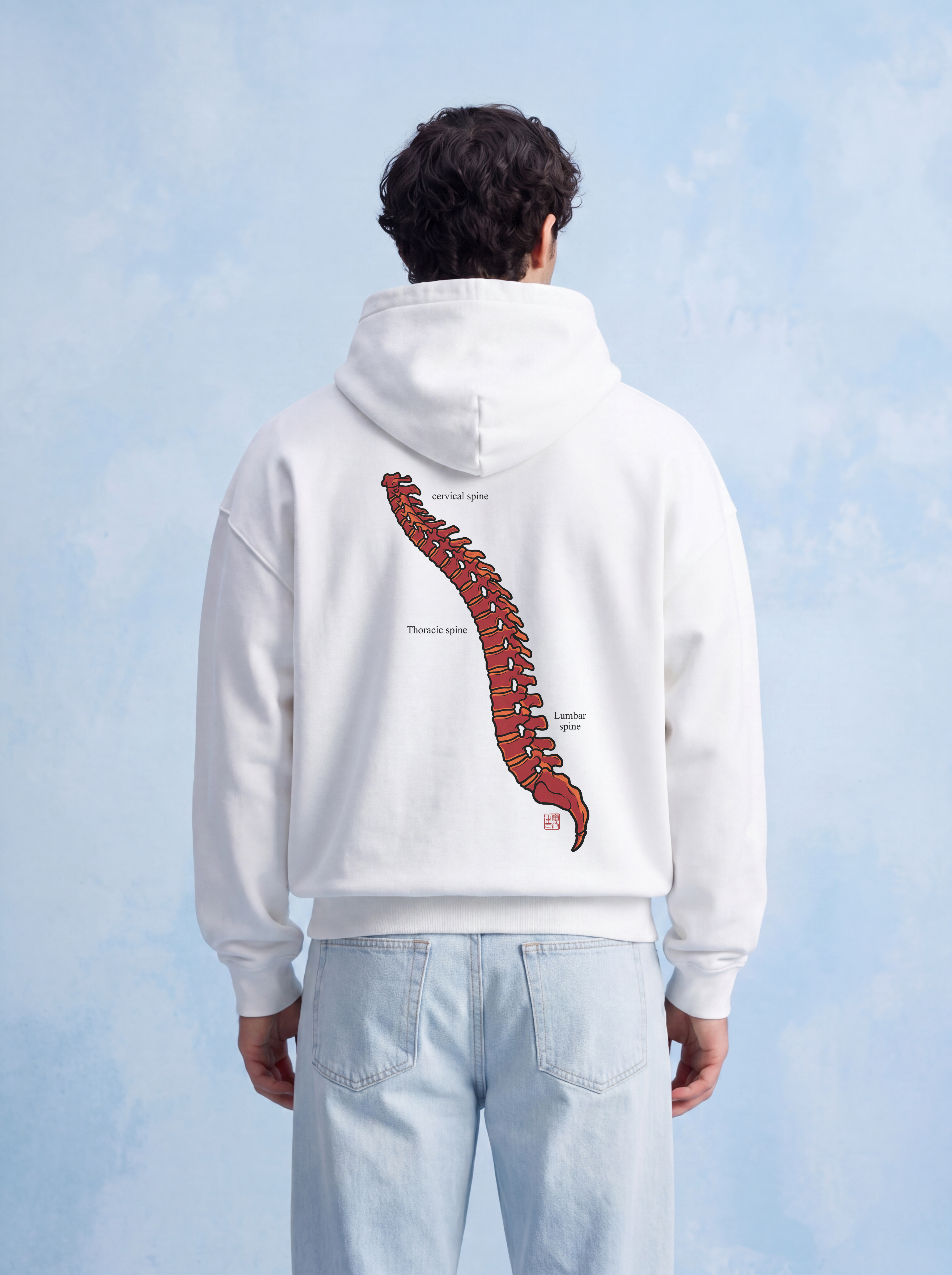 OVERSIZED HOODIE - The backbone