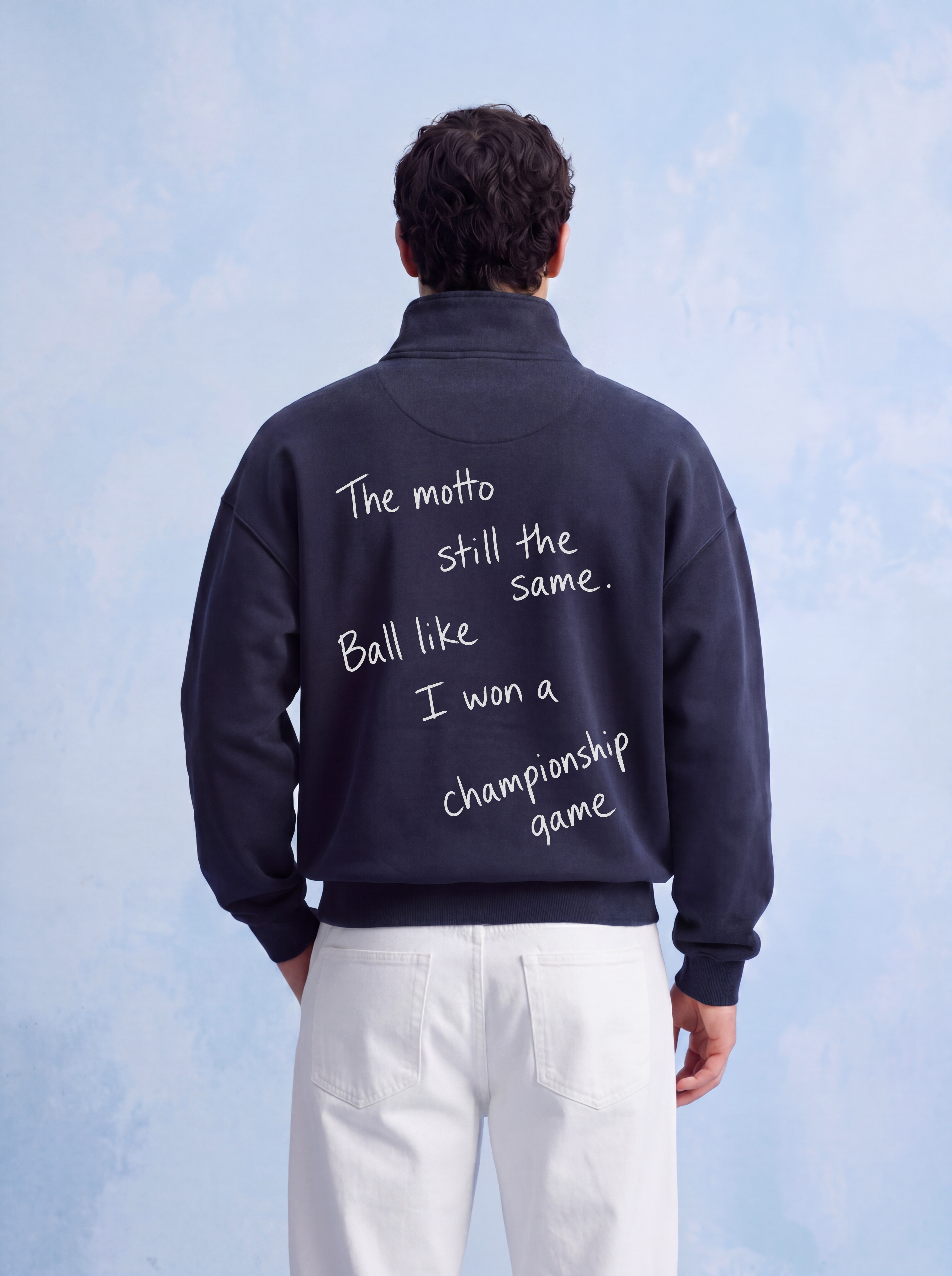 QUARTER ZIP - The motto