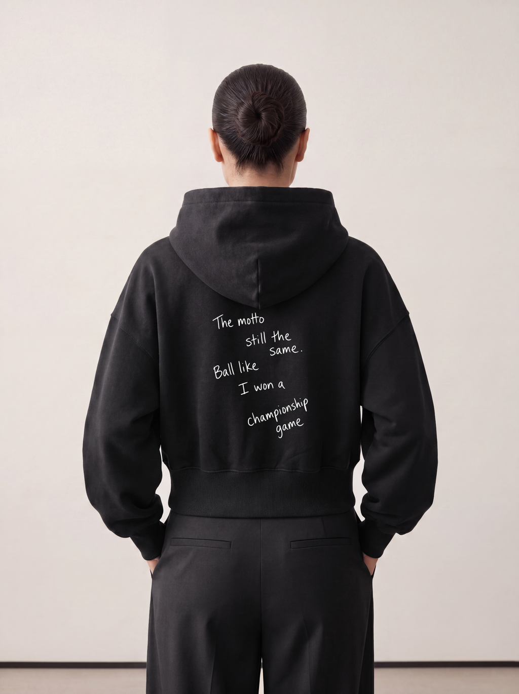 Women's OVERSIZED HOODIE - The motto