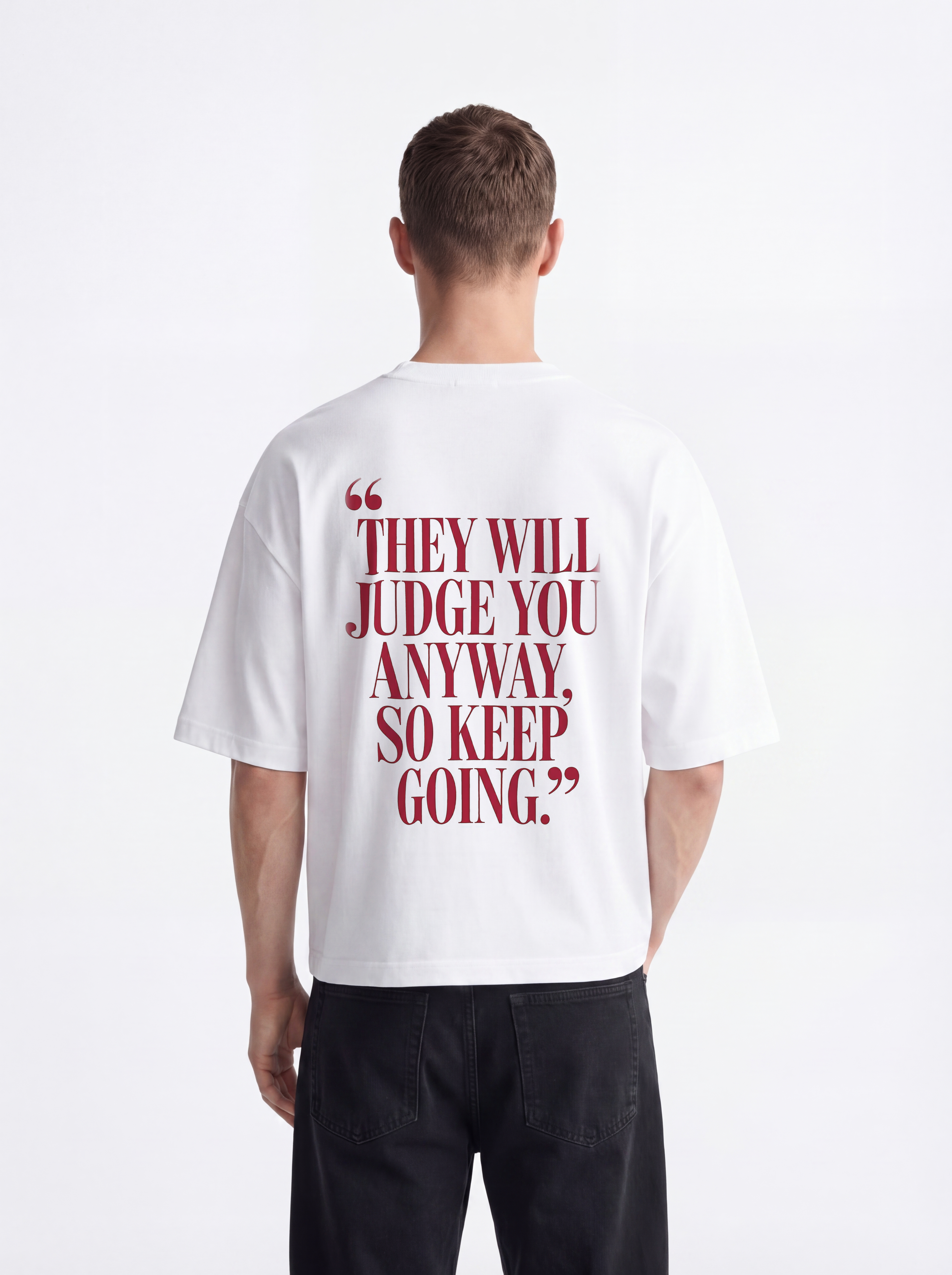 OVERSIZED TEE - They will judge you