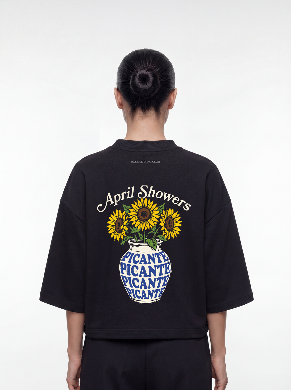 Women's OVERSZIED TEE - April Showers