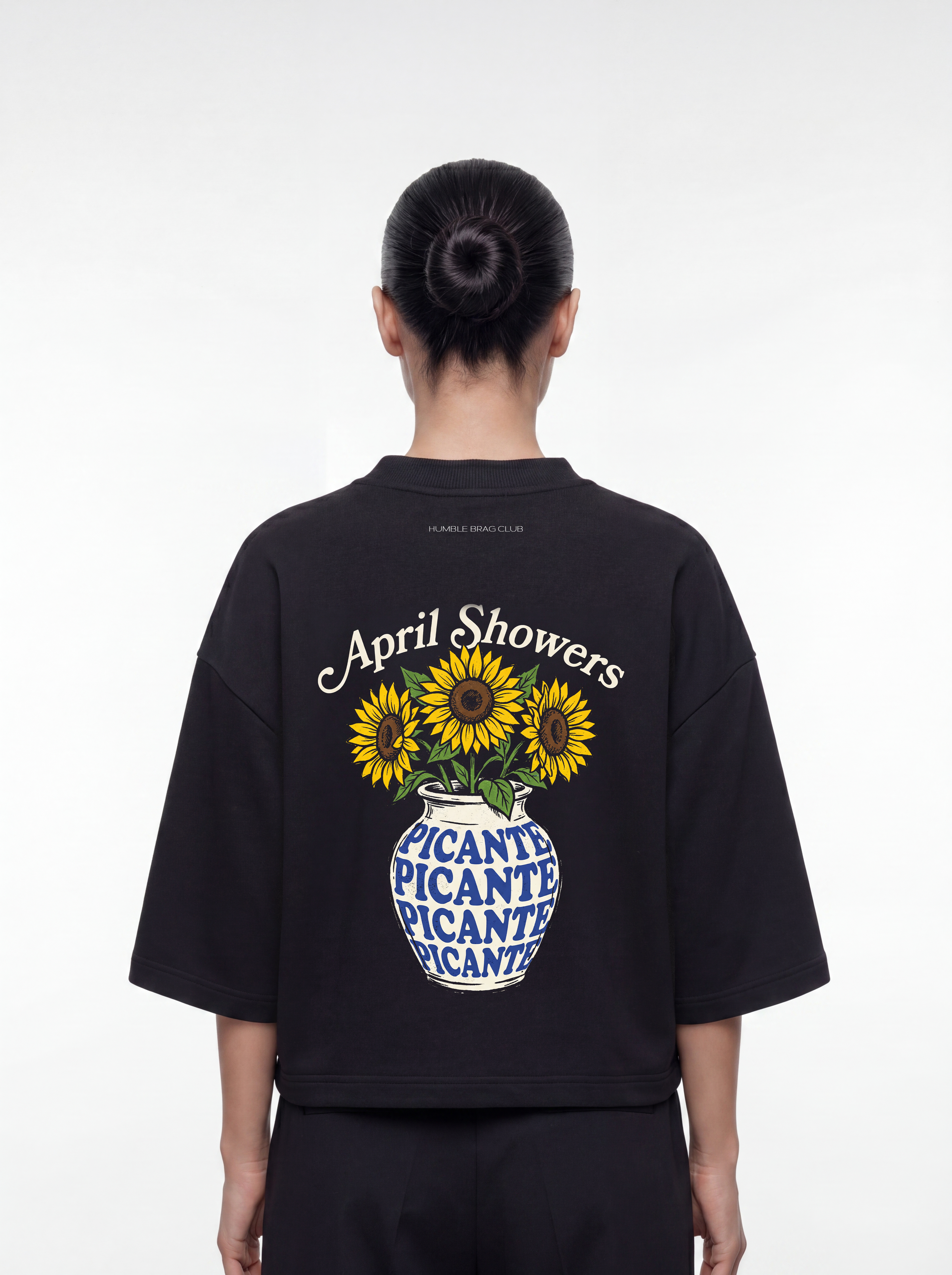 Women's OVERSZIED TEE - April Showers