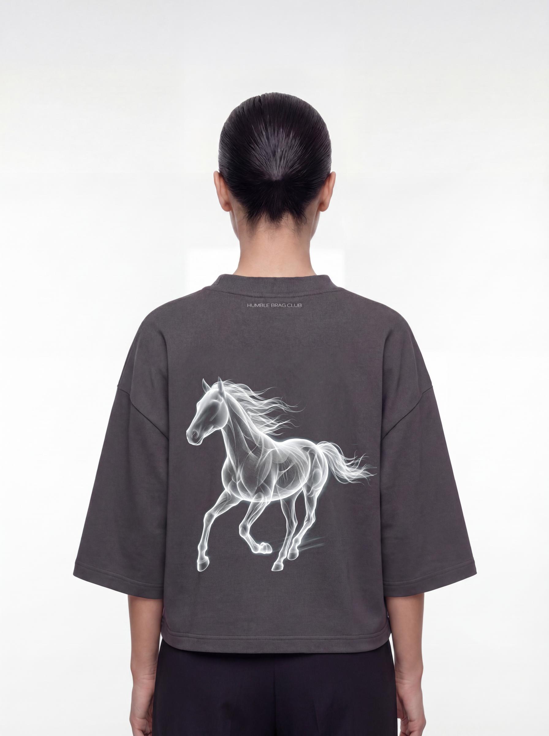 Women's OVERSZIED TEE - Dream riding