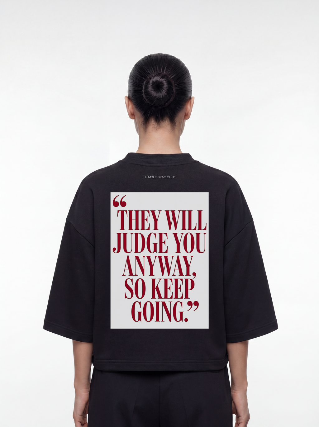 Women's OVERSZIED TEE - They will judge