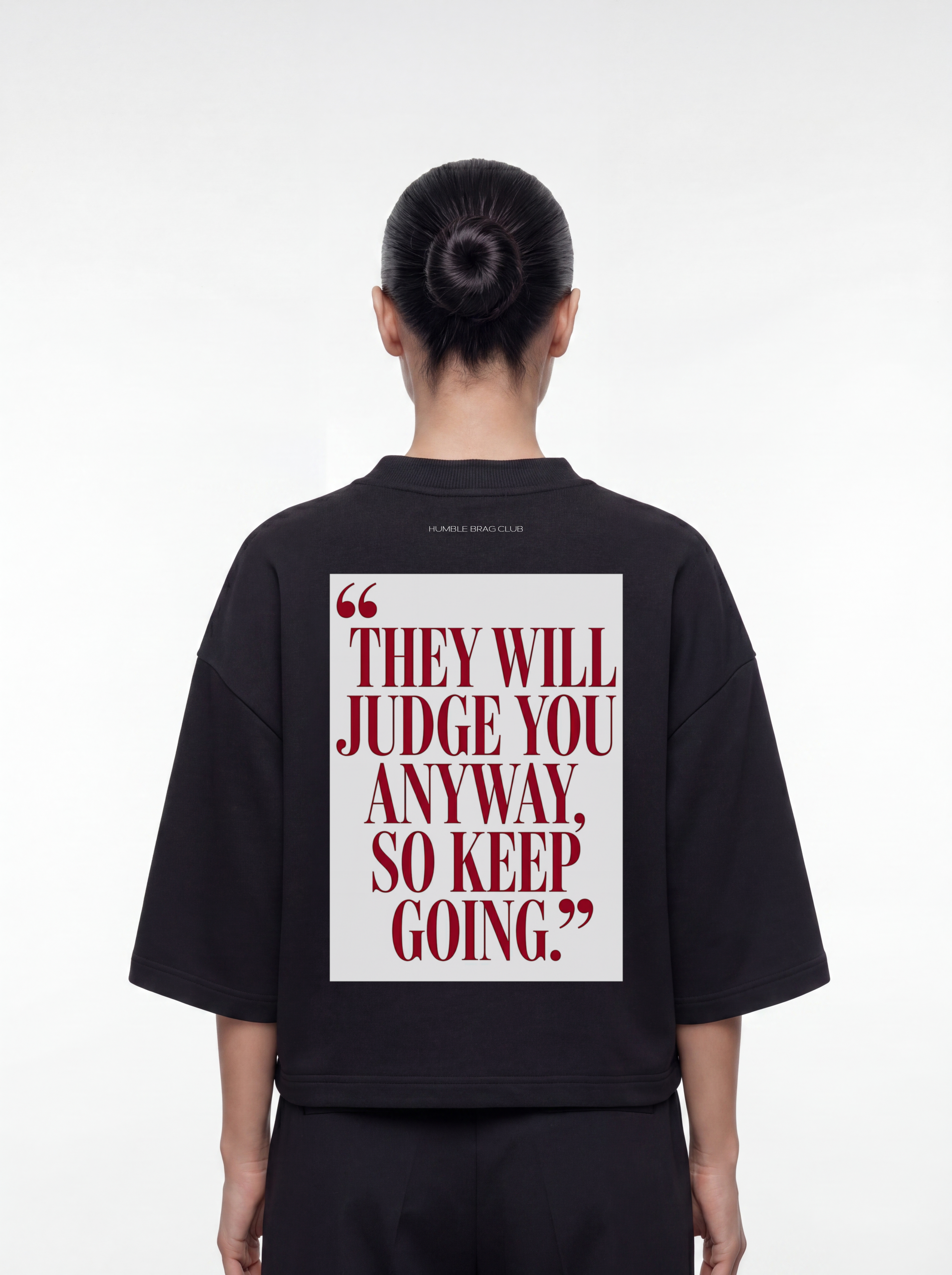 Women's OVERSZIED TEE - They will judge
