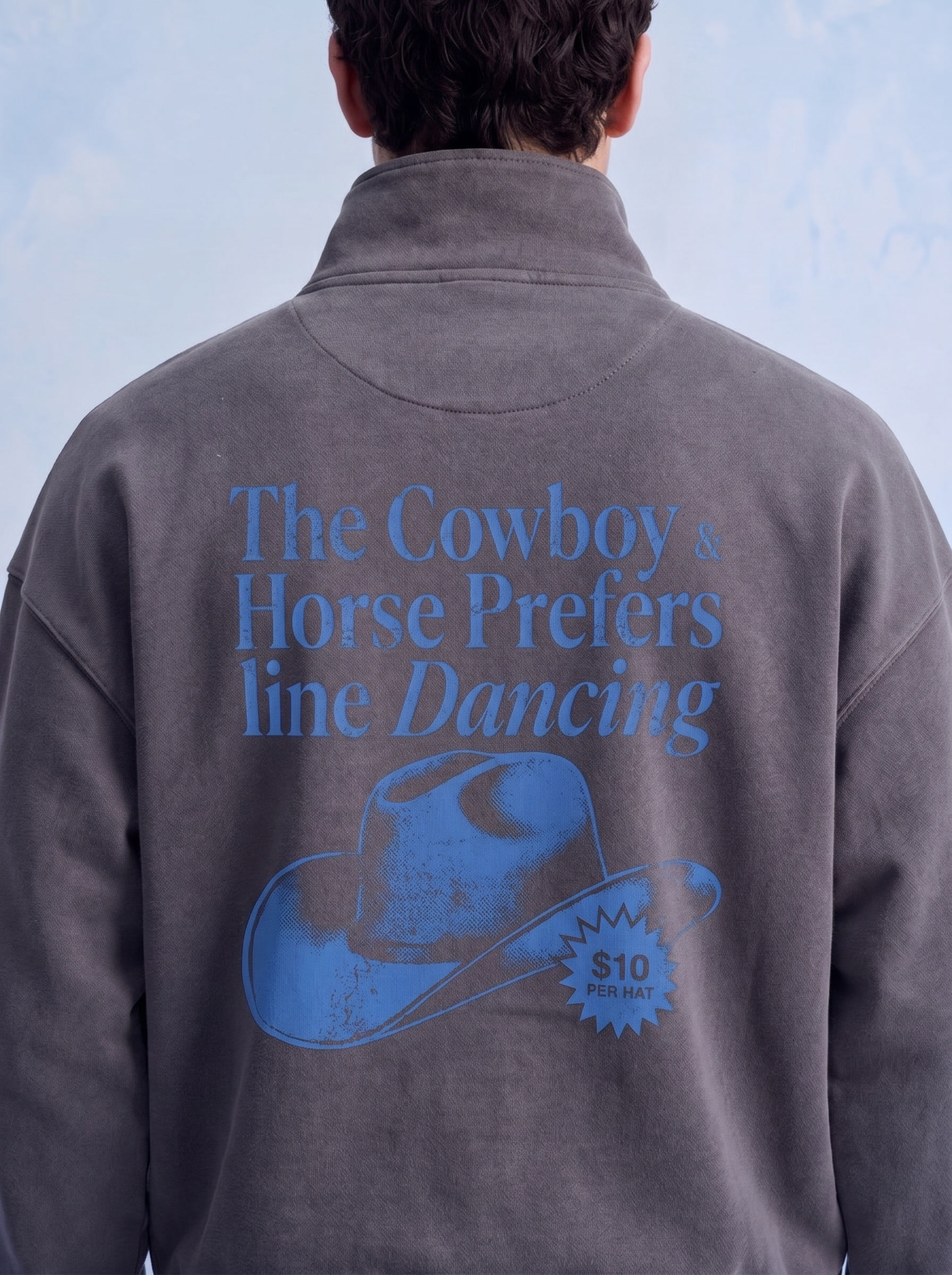 QUARTER ZIP - Cowboys Horse