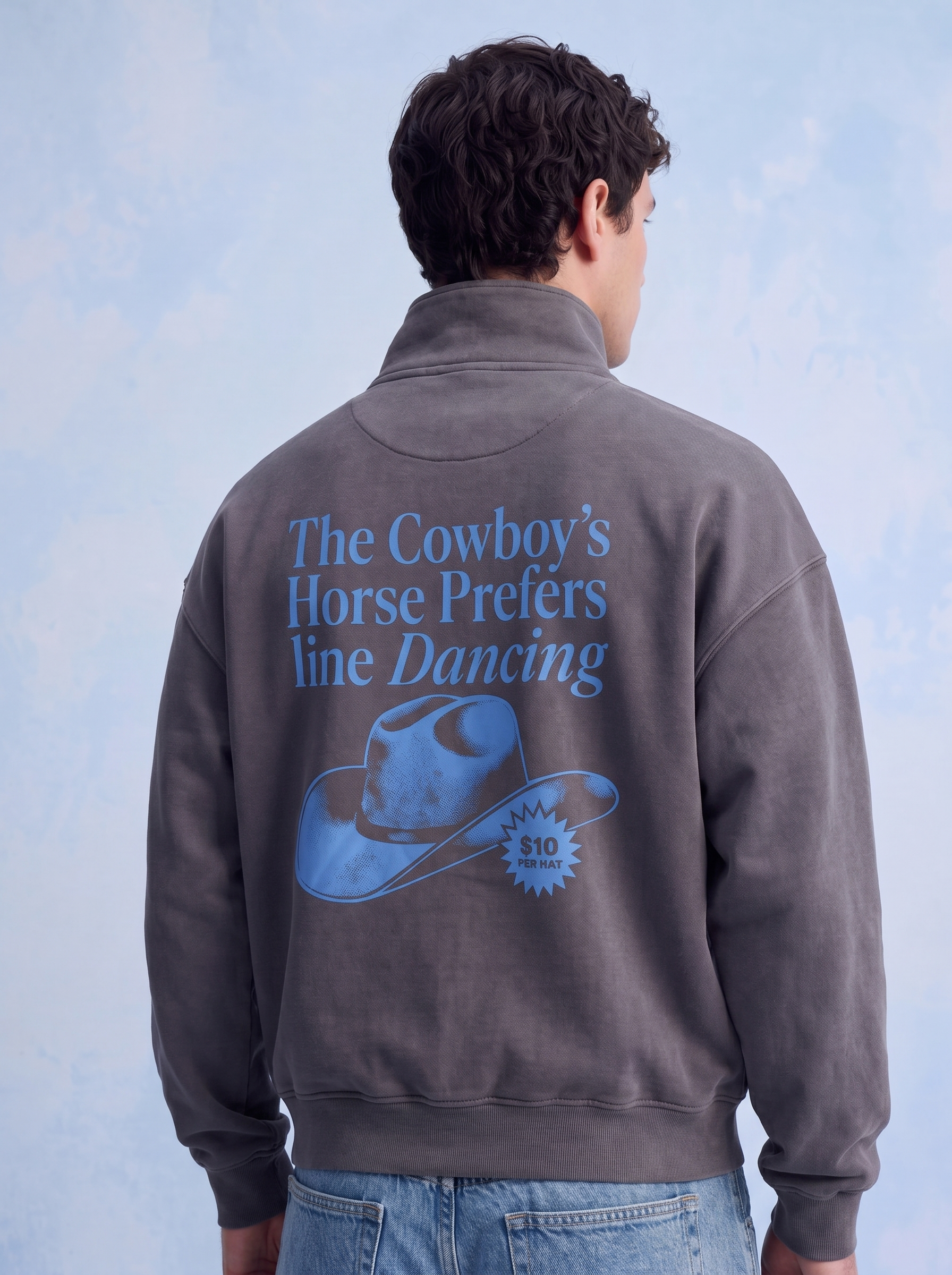 QUARTER ZIP - Cowboys Horse
