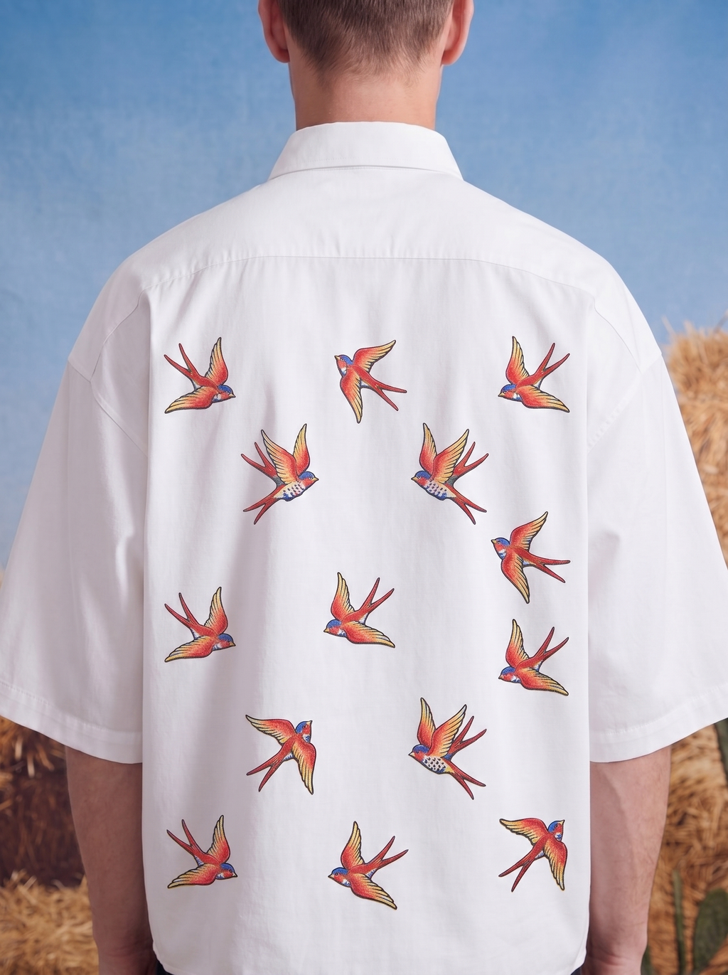 HALF SLEEVE SHIRT - Criss cross