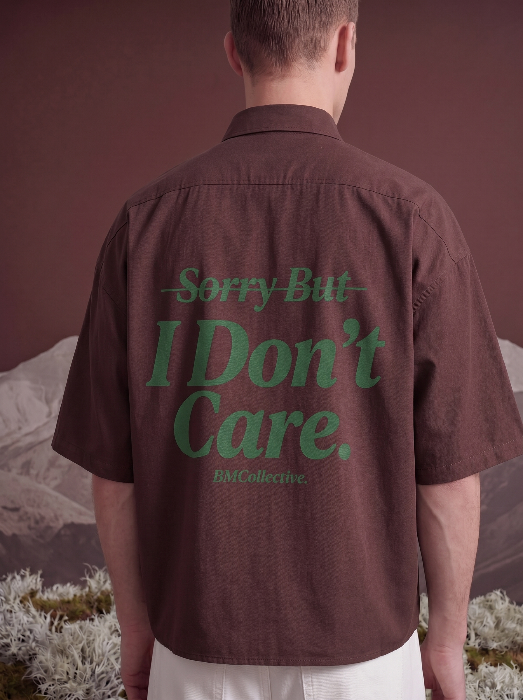 HALF SLEEVE SHIRT - Sorry but i don't care