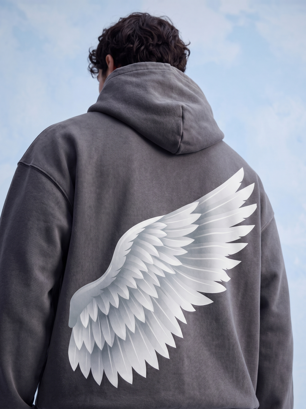 OVERSIZED HOODIE - Shield of wing