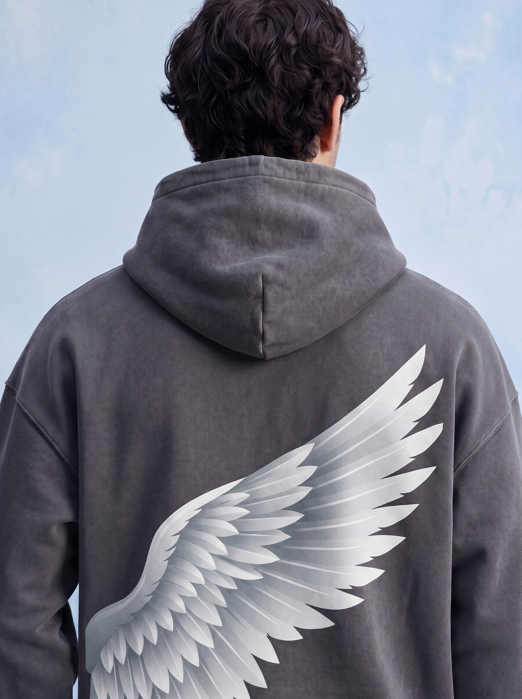 OVERSIZED HOODIE - Shield of wing