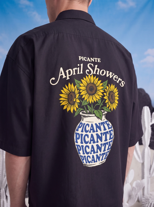 HALF SLEEVE SHIRT - April showers