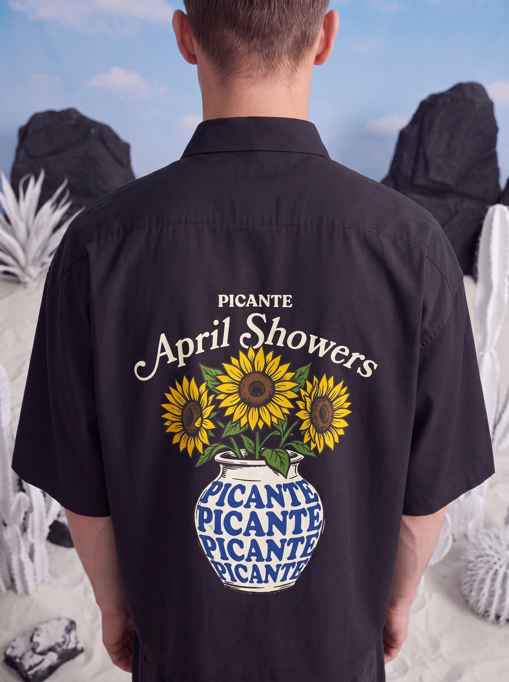 HALF SLEEVE SHIRT - April showers
