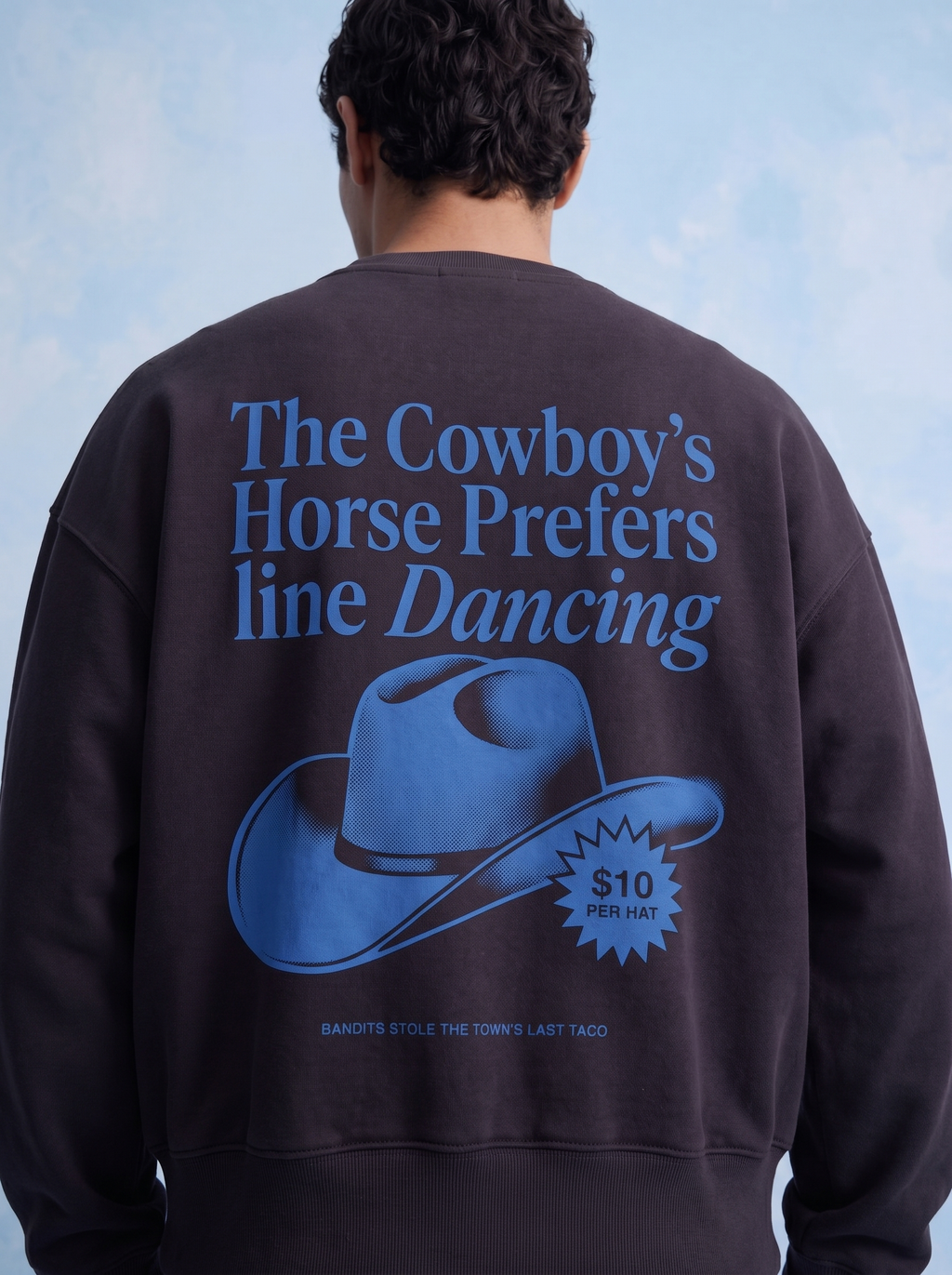 SWEATSHIRT - Cowboys horse