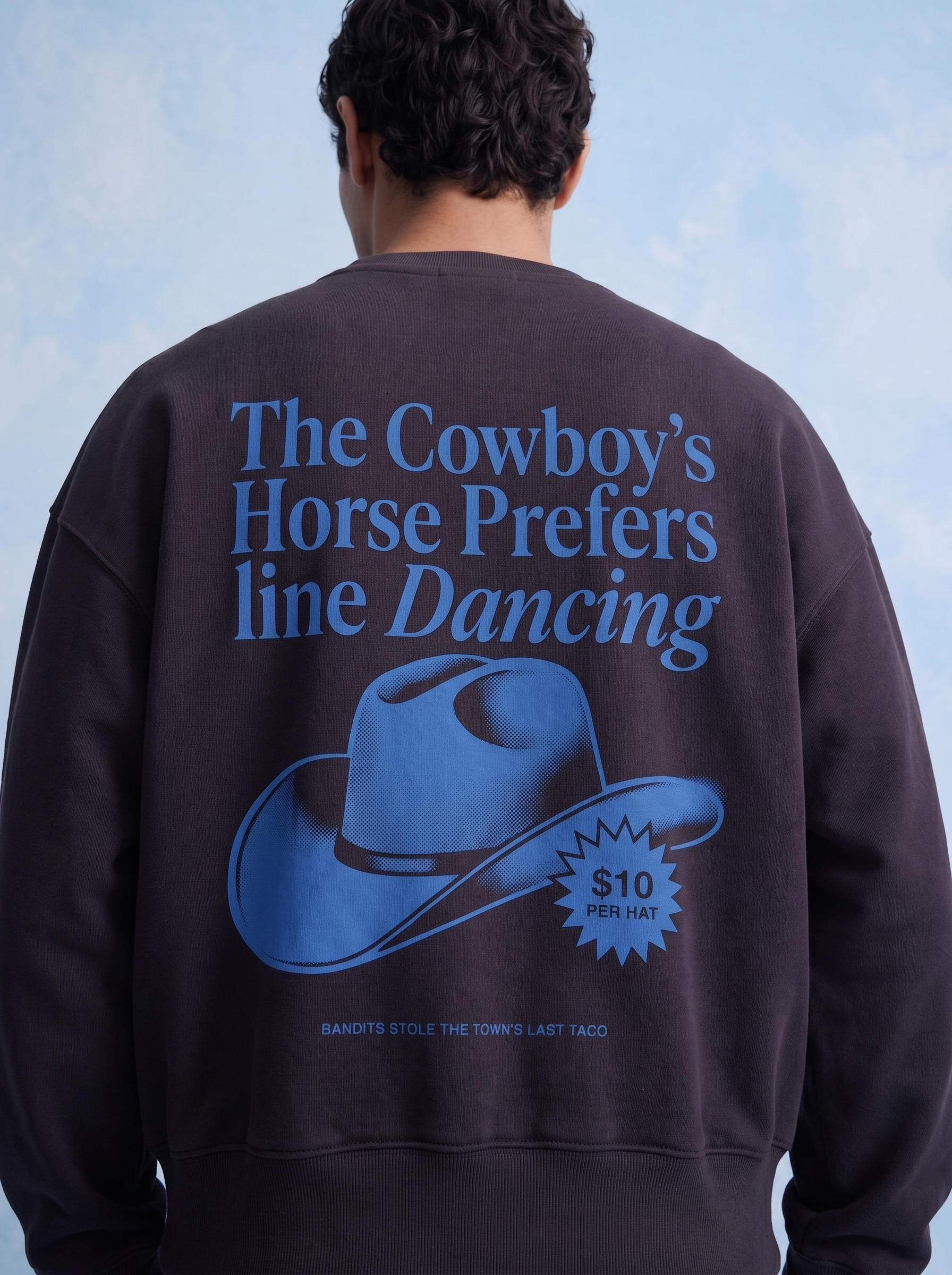 SWEATSHIRT - Cowboys horse