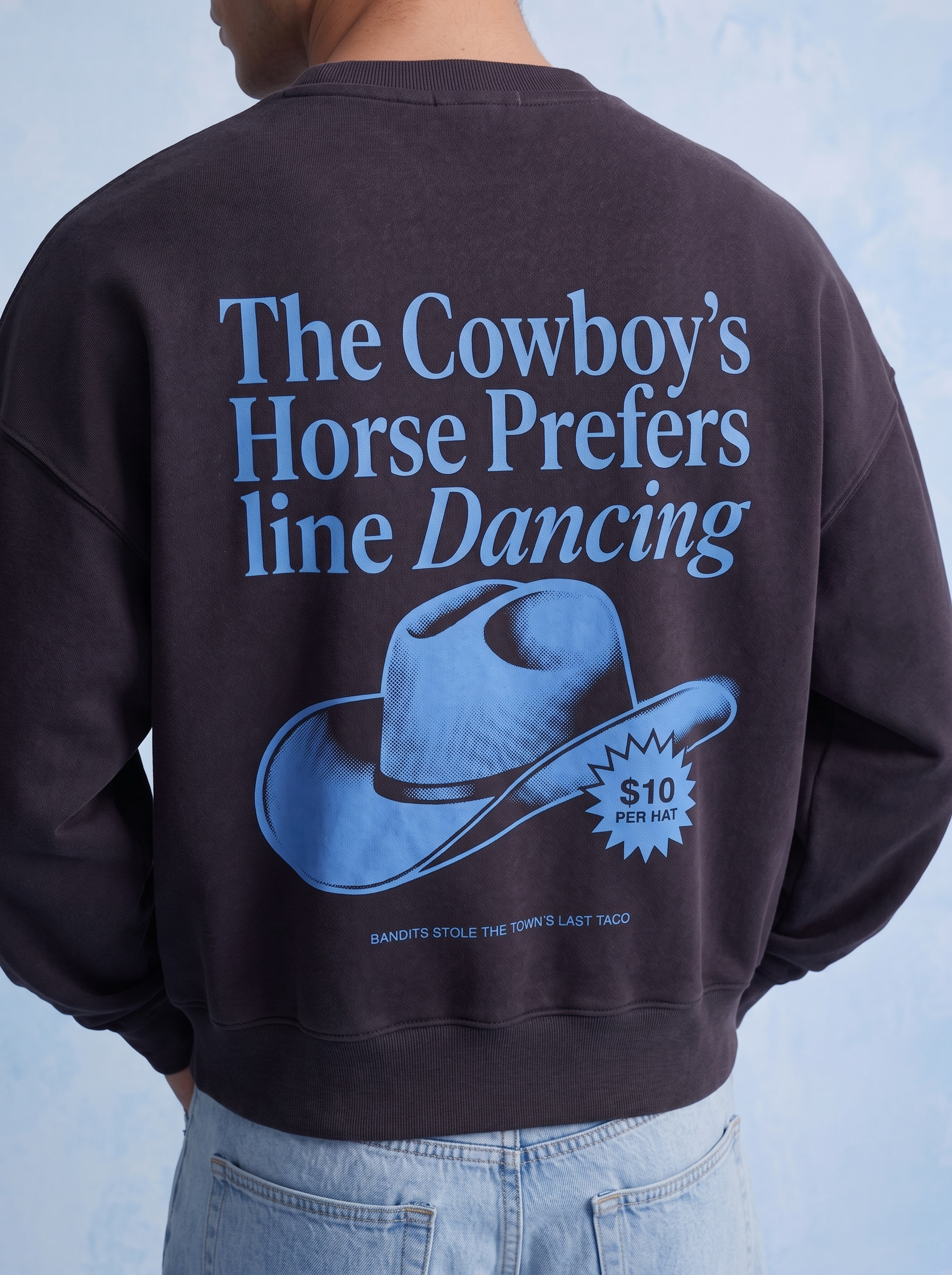 SWEATSHIRT - Cowboys horse