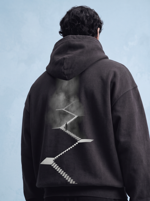 OVERSIZED HOODIE - Alone at the top