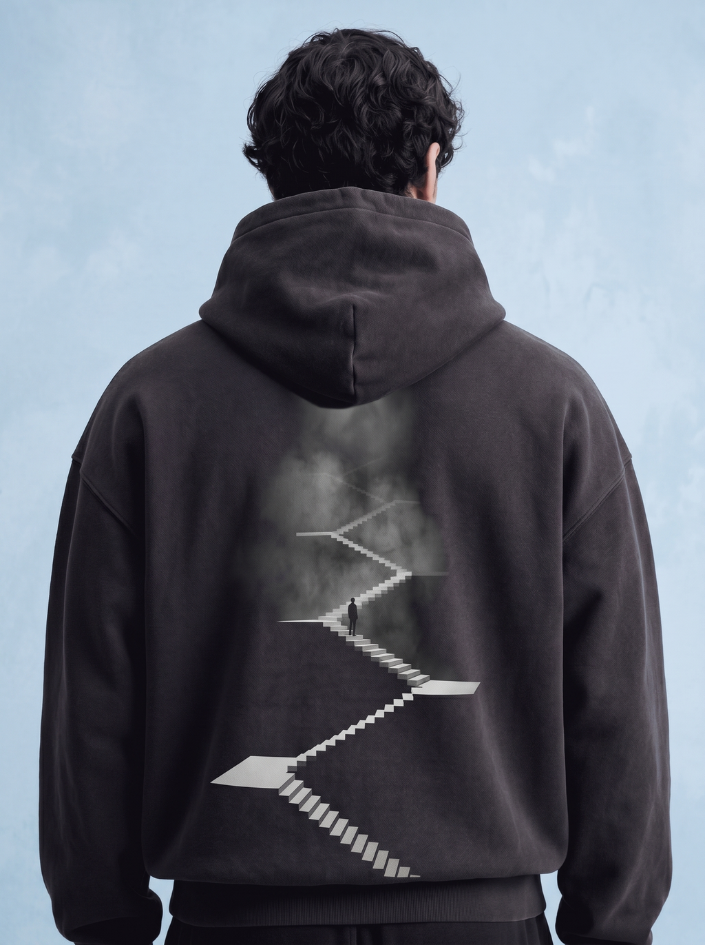 OVERSIZED HOODIE - Alone at the top