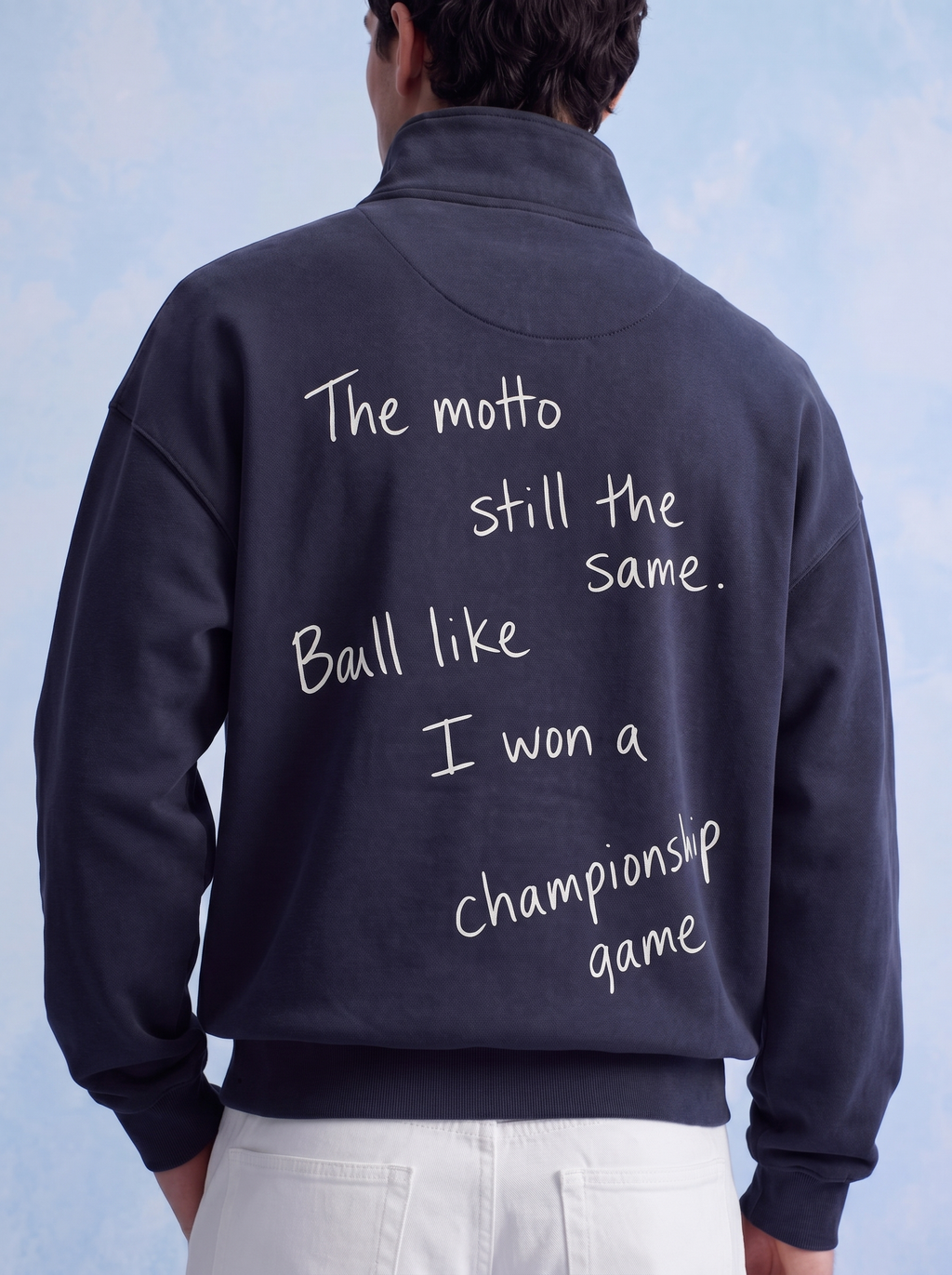QUARTER ZIP - The motto