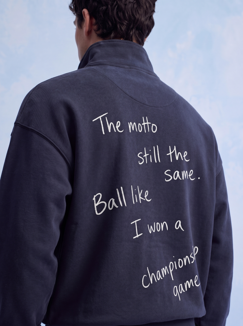 QUARTER ZIP - The motto