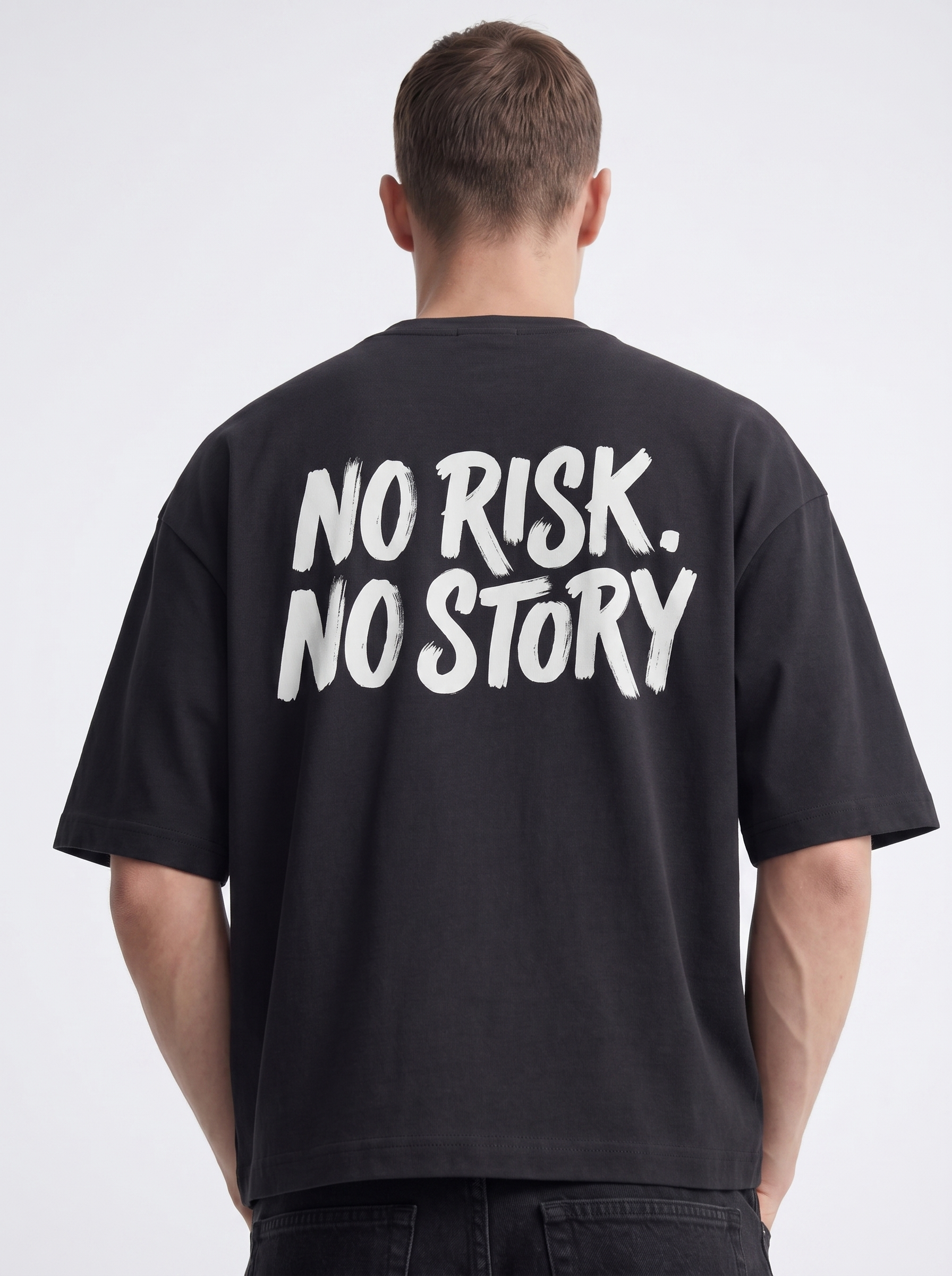 OVERSIZED TEE - No Risk No Story