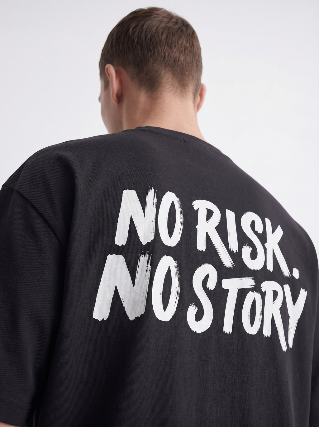 OVERSIZED TEE - No Risk No Story