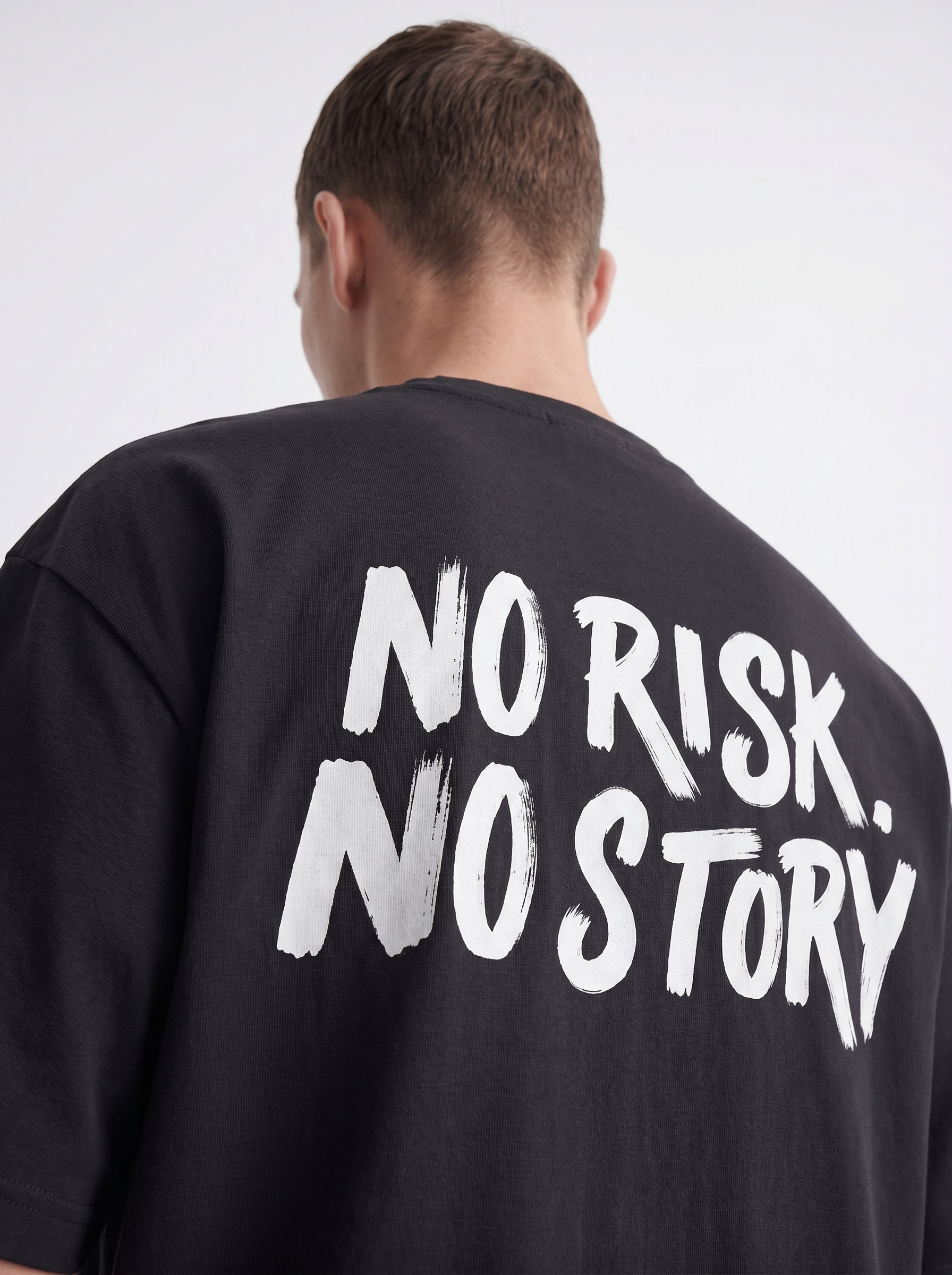 OVERSIZED TEE - No Risk No Story
