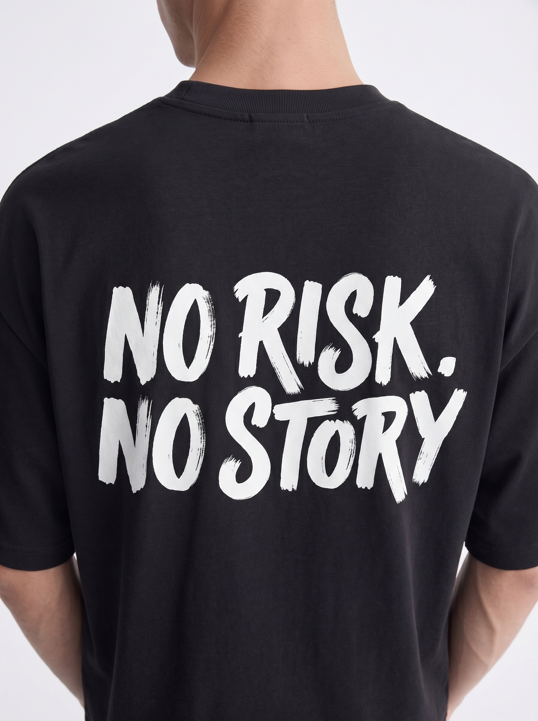 OVERSIZED TEE - No Risk No Story