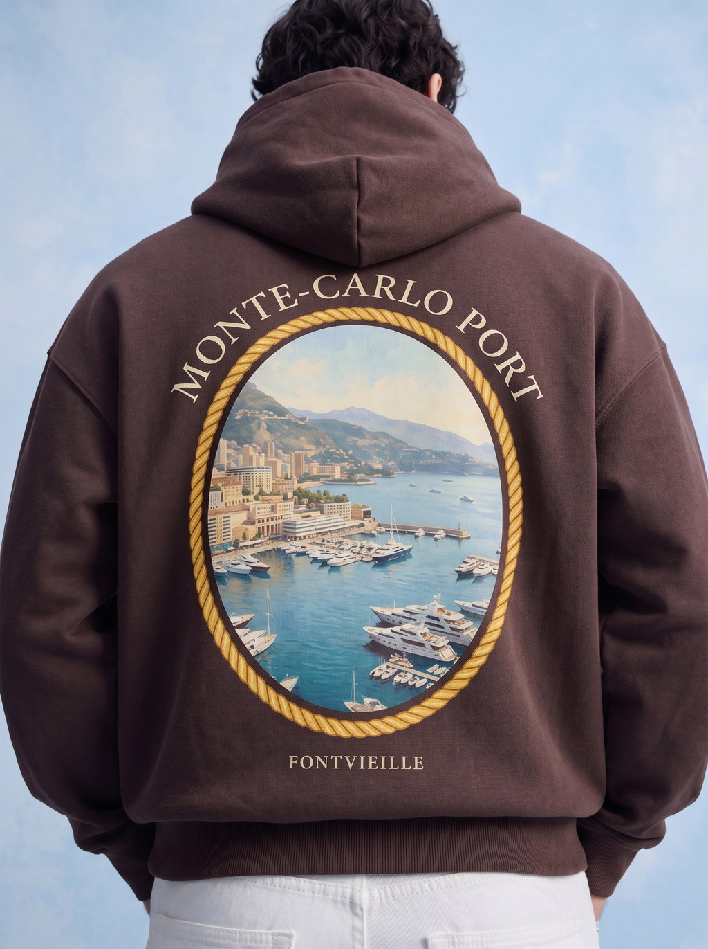 OVERSIZED HOODIE - Monte carlo port hub