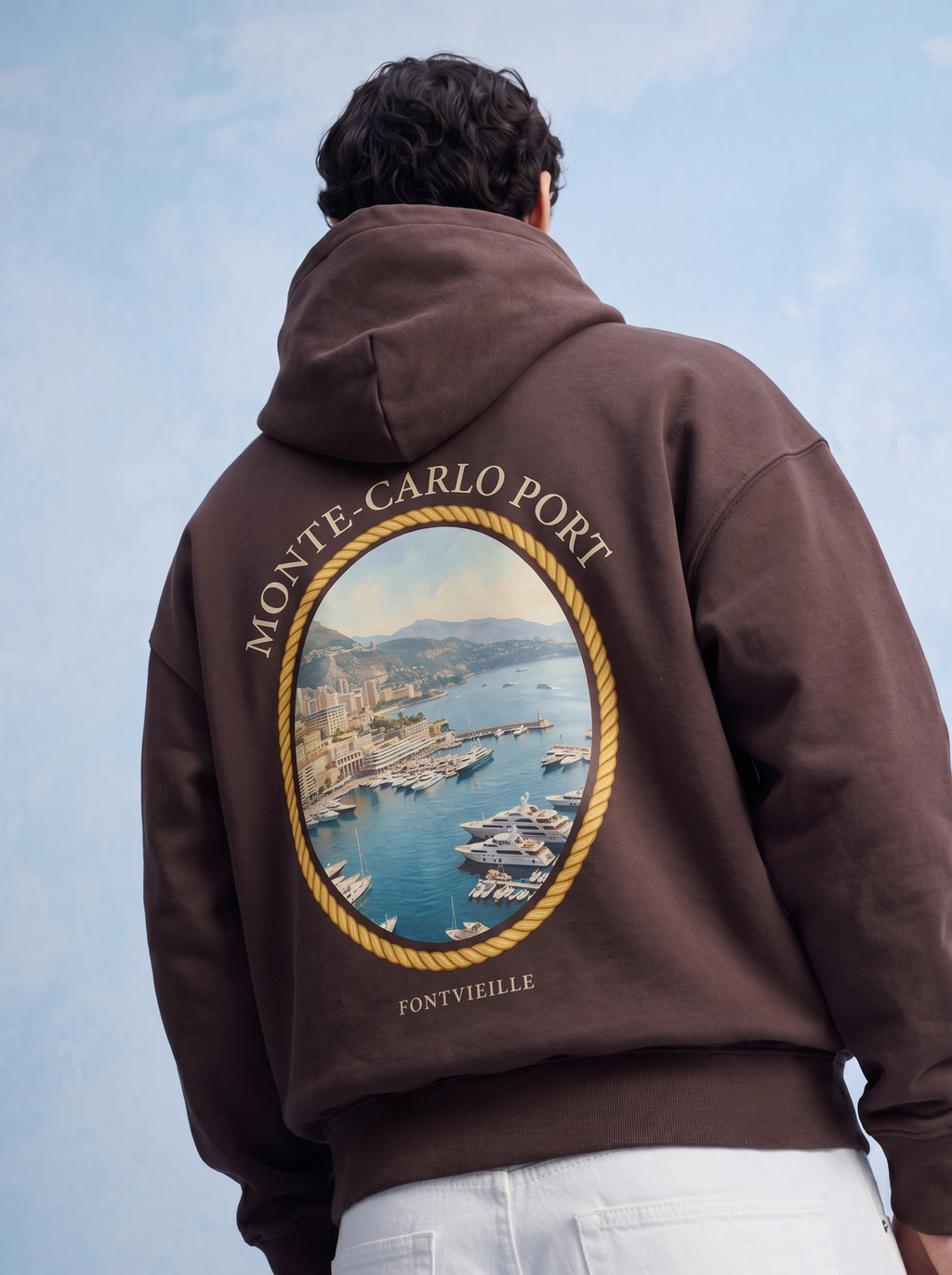 OVERSIZED HOODIE - Monte carlo port hub