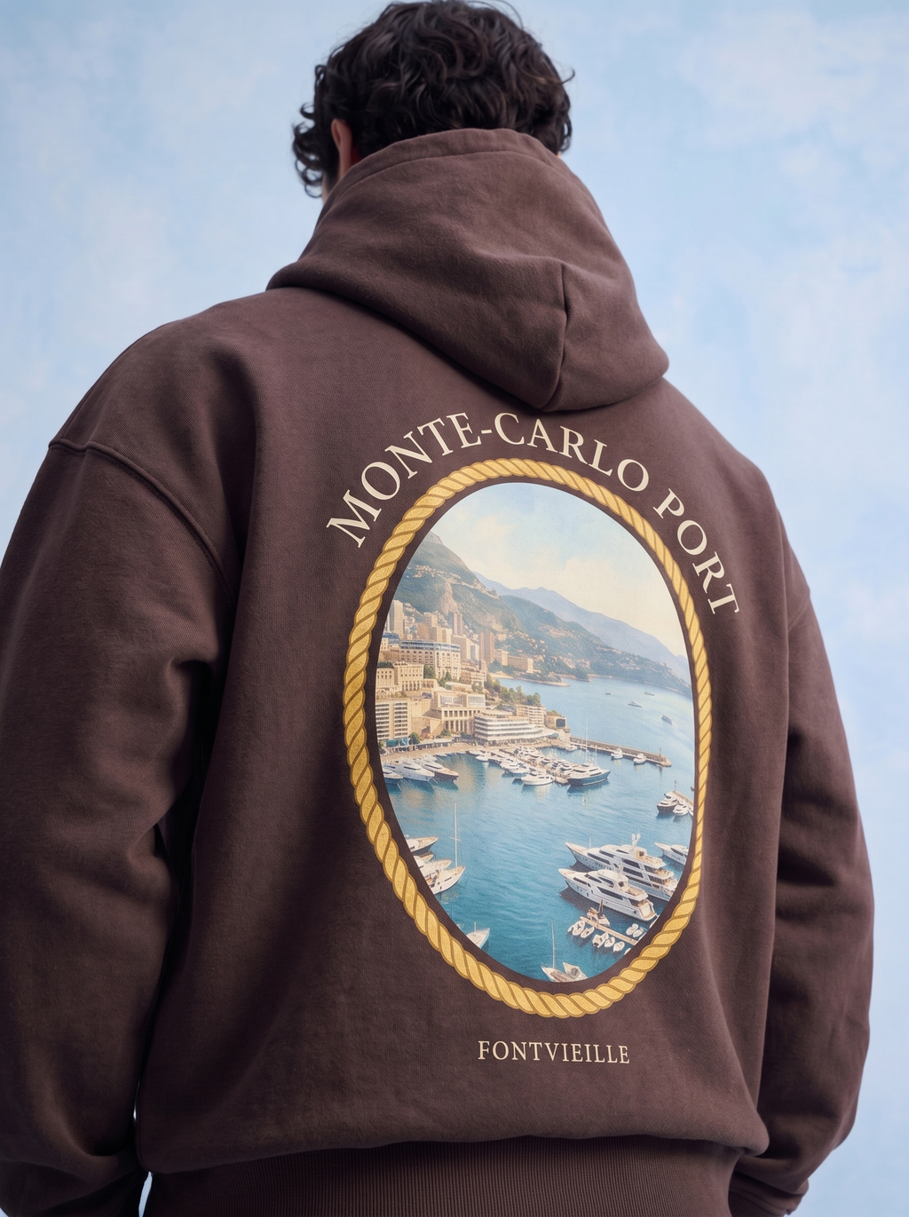 OVERSIZED HOODIE - Monte carlo port hub