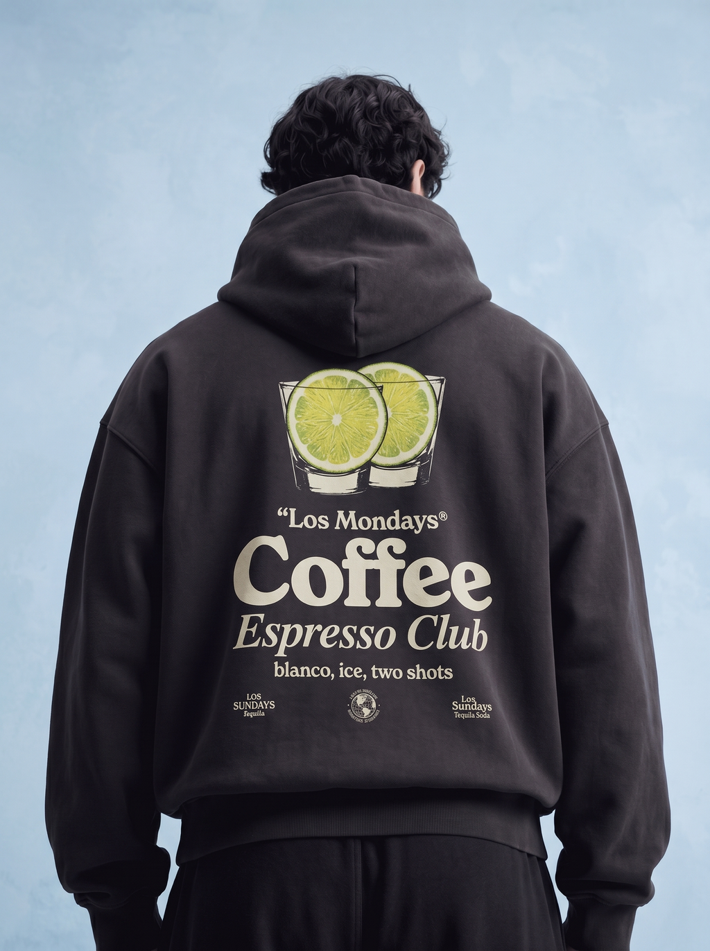 OVERSIZED HOODIE - Espresso Club