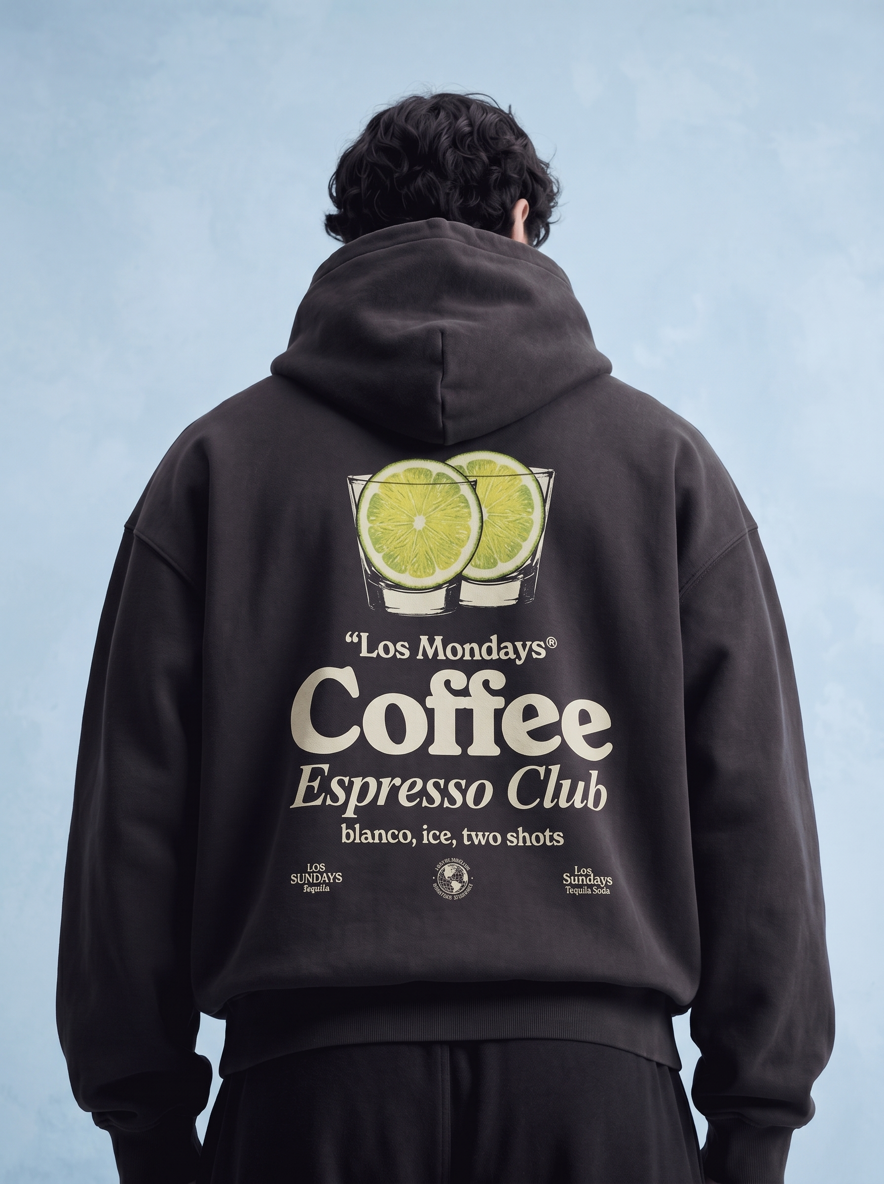 OVERSIZED HOODIE - Espresso Club