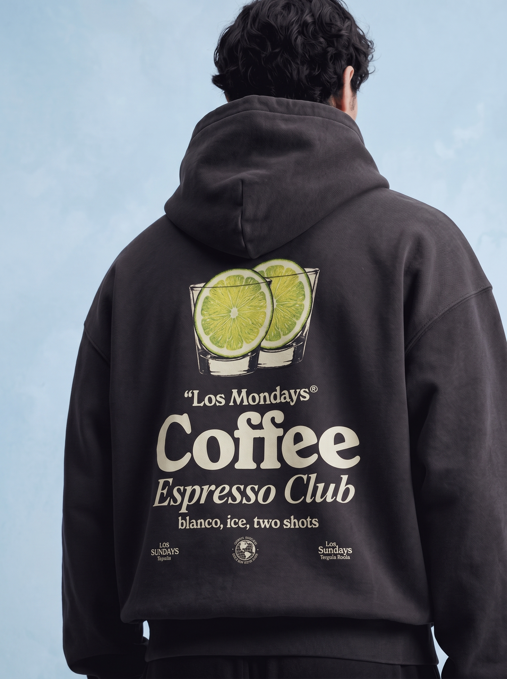 OVERSIZED HOODIE - Espresso Club