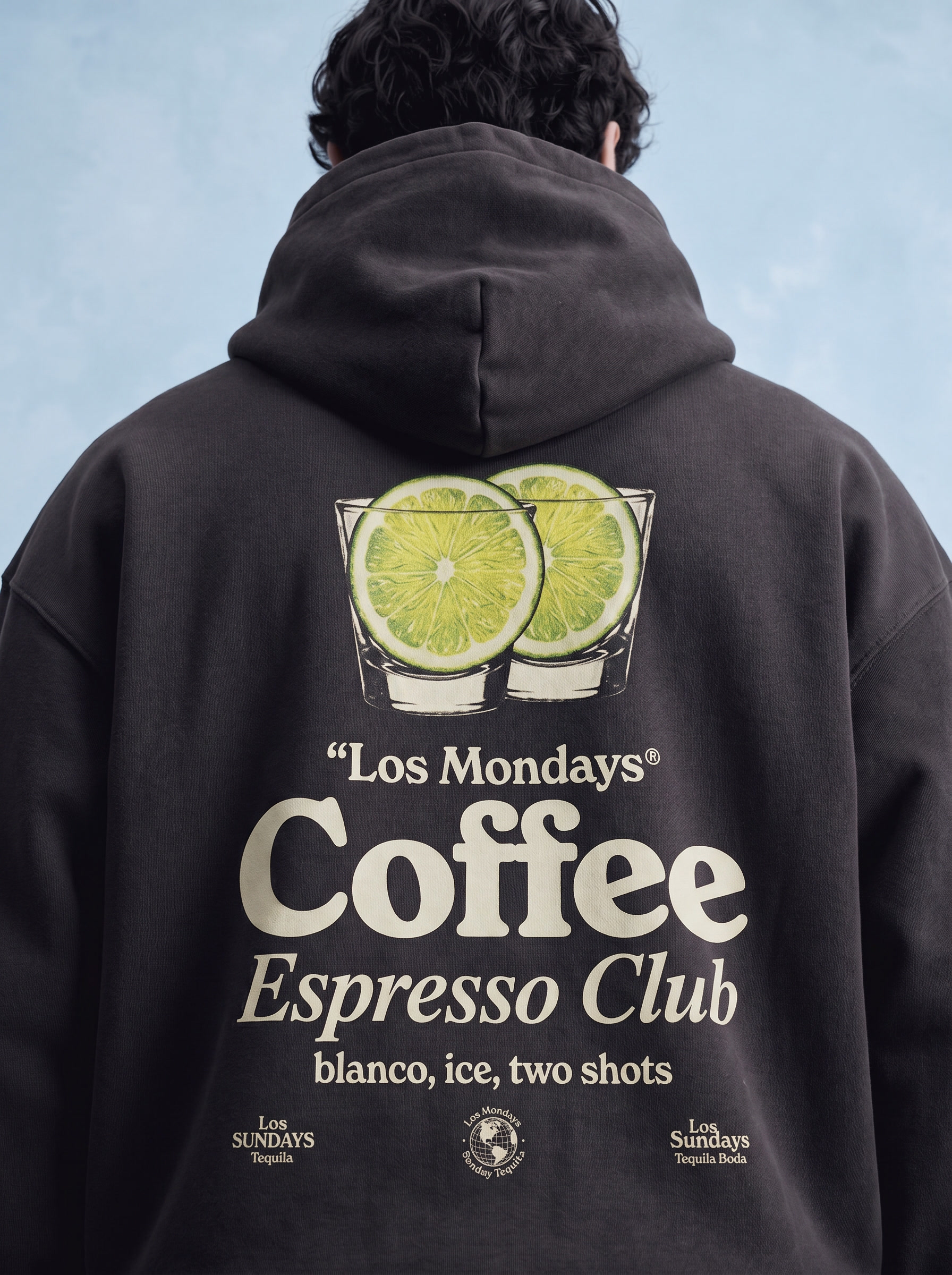 OVERSIZED HOODIE - Espresso Club