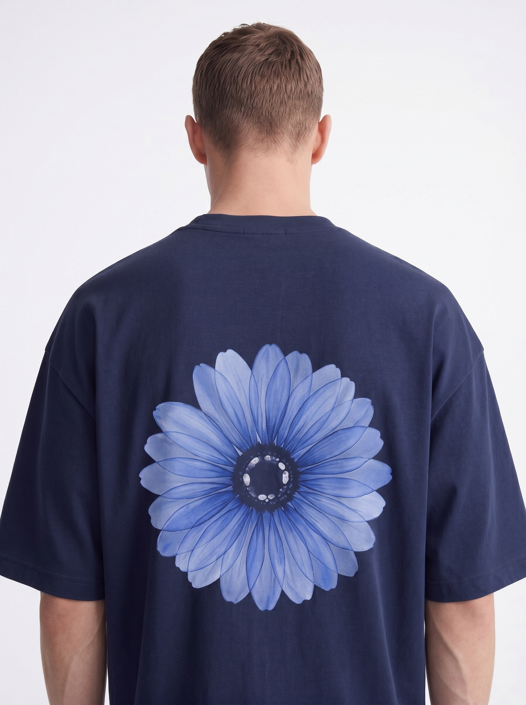 OVERSIZED TEE - Blueberry Bloom