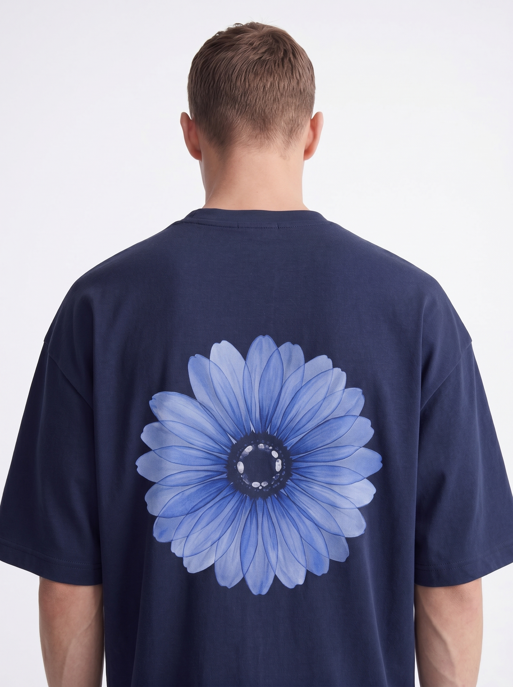OVERSIZED TEE - Blueberry Bloom