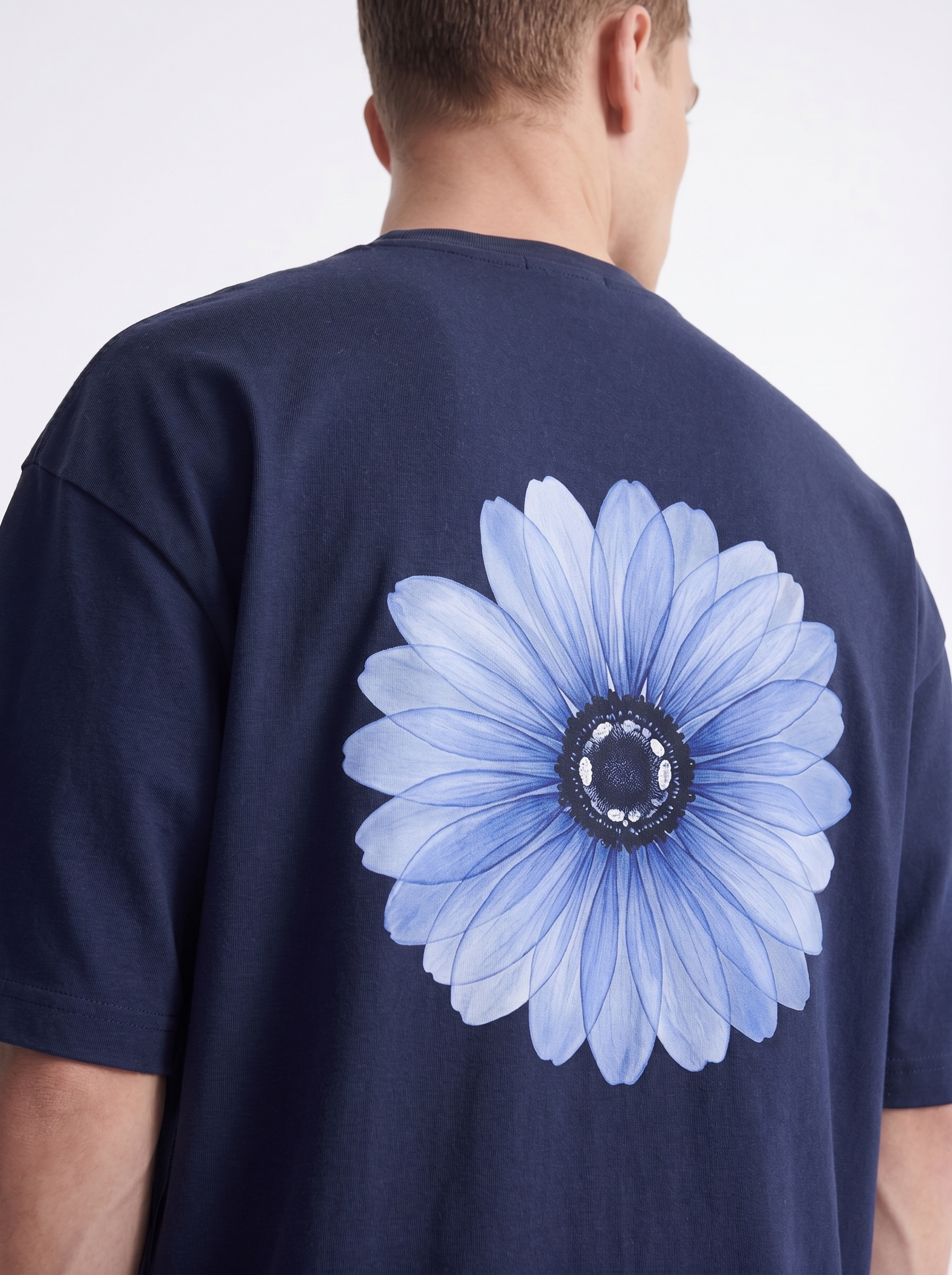 OVERSIZED TEE - Blueberry Bloom